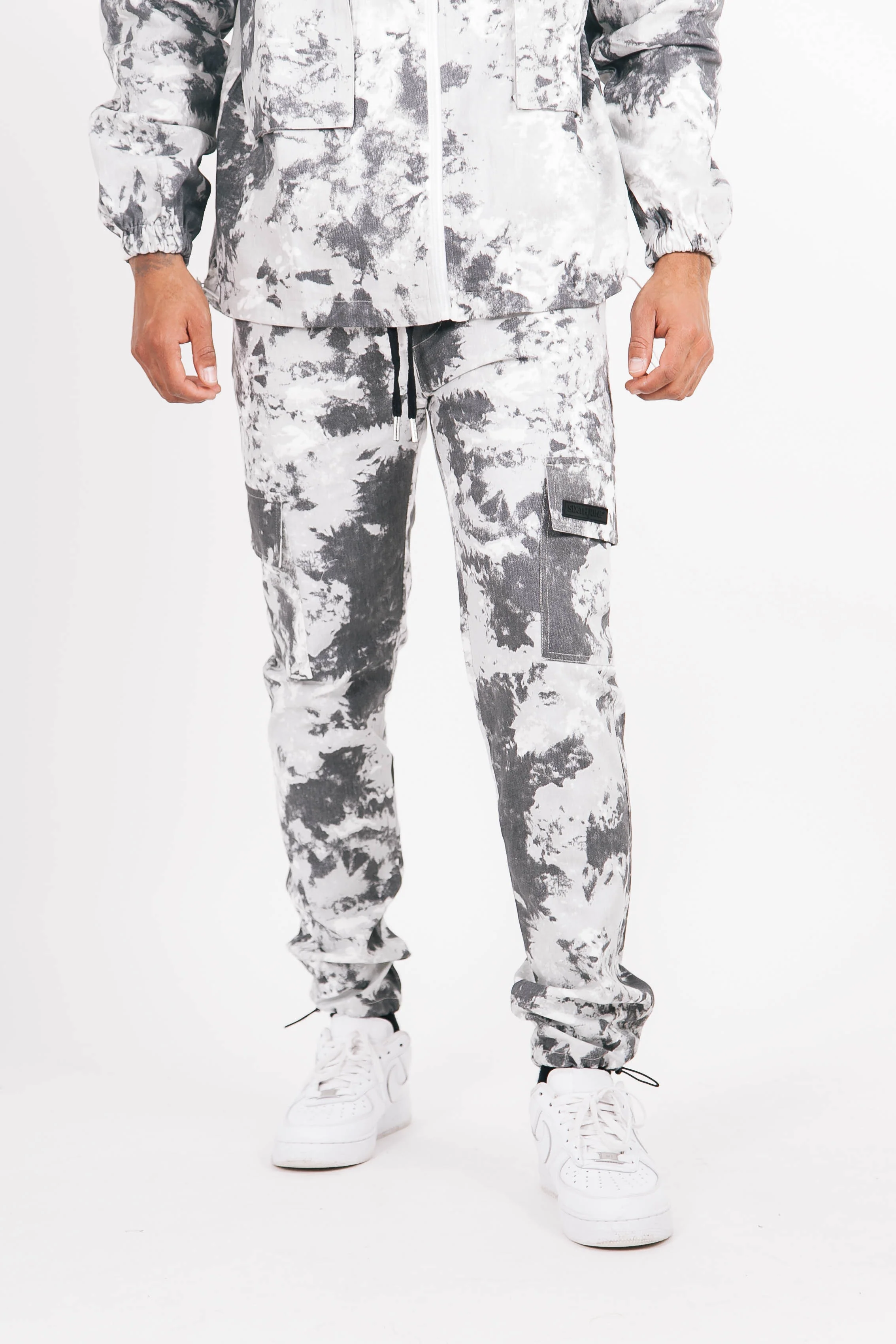 Pantalon montagne poches gris - Image 2