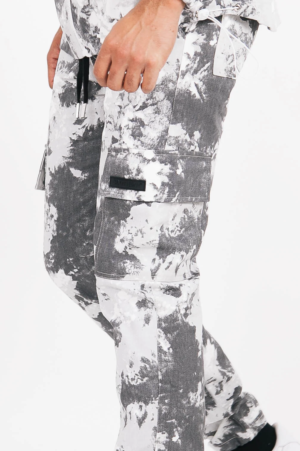 Pantalon montagne poches gris - Image 3
