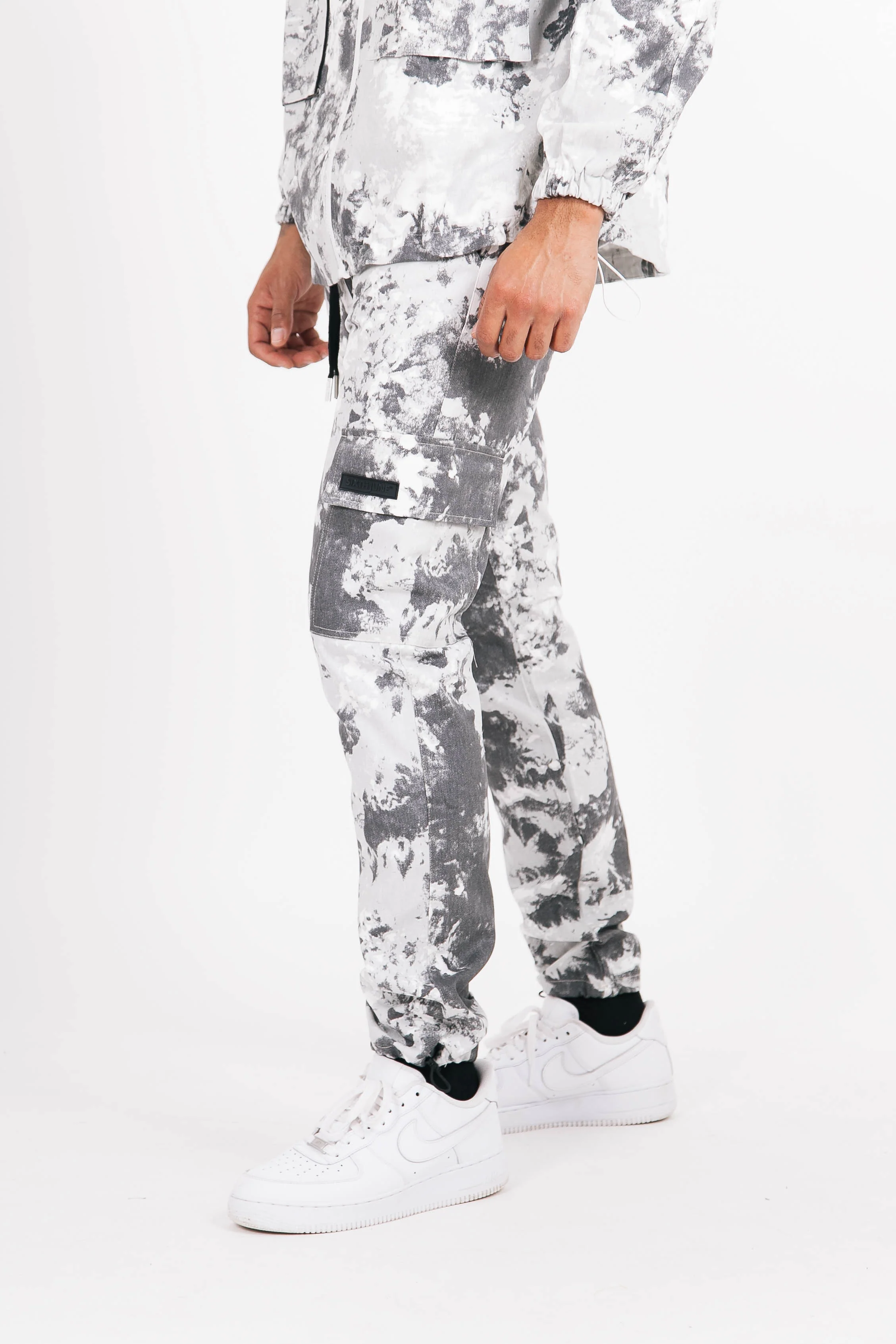 Pantalon montagne poches gris - Image 4