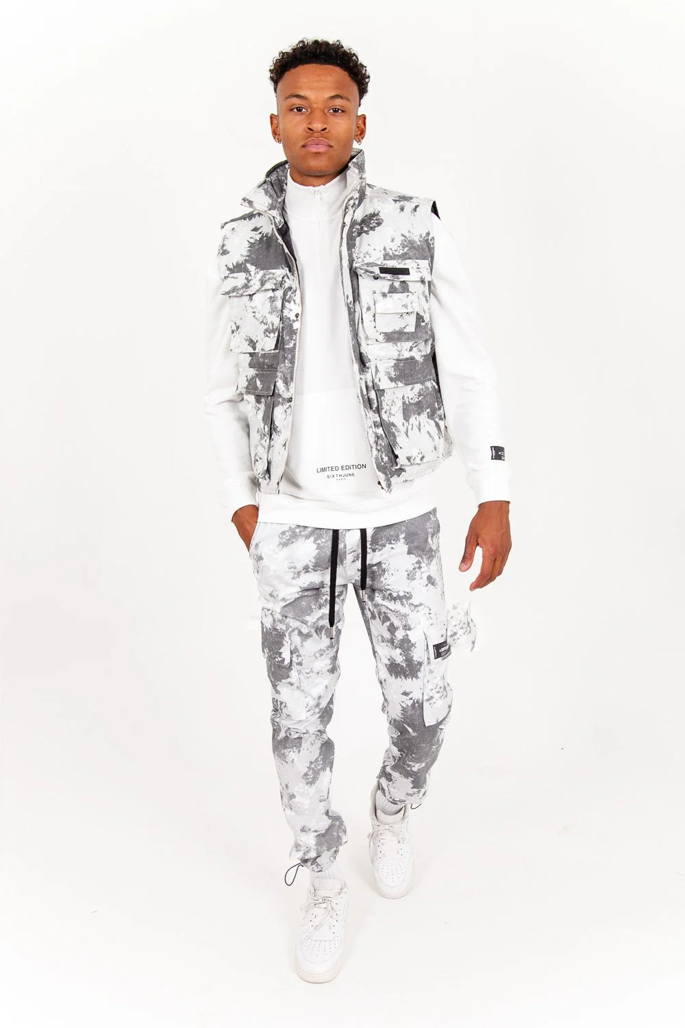 Veste sans manches tactique montagne blanc - Image 2
