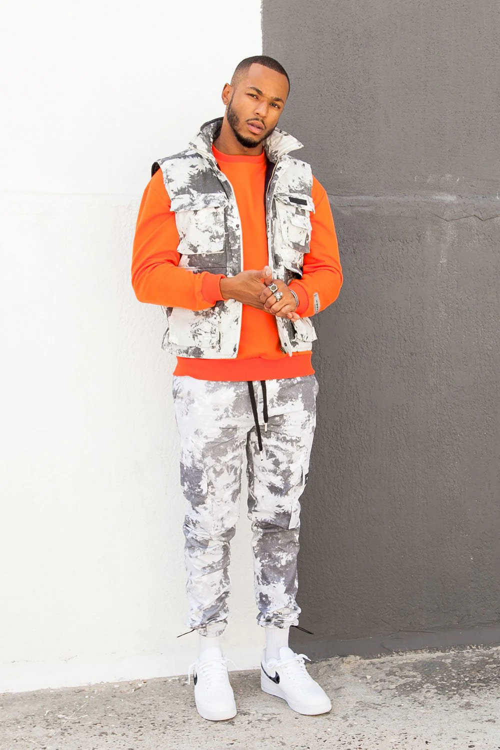 Veste sans manches tactique montagne blanc - Image 5