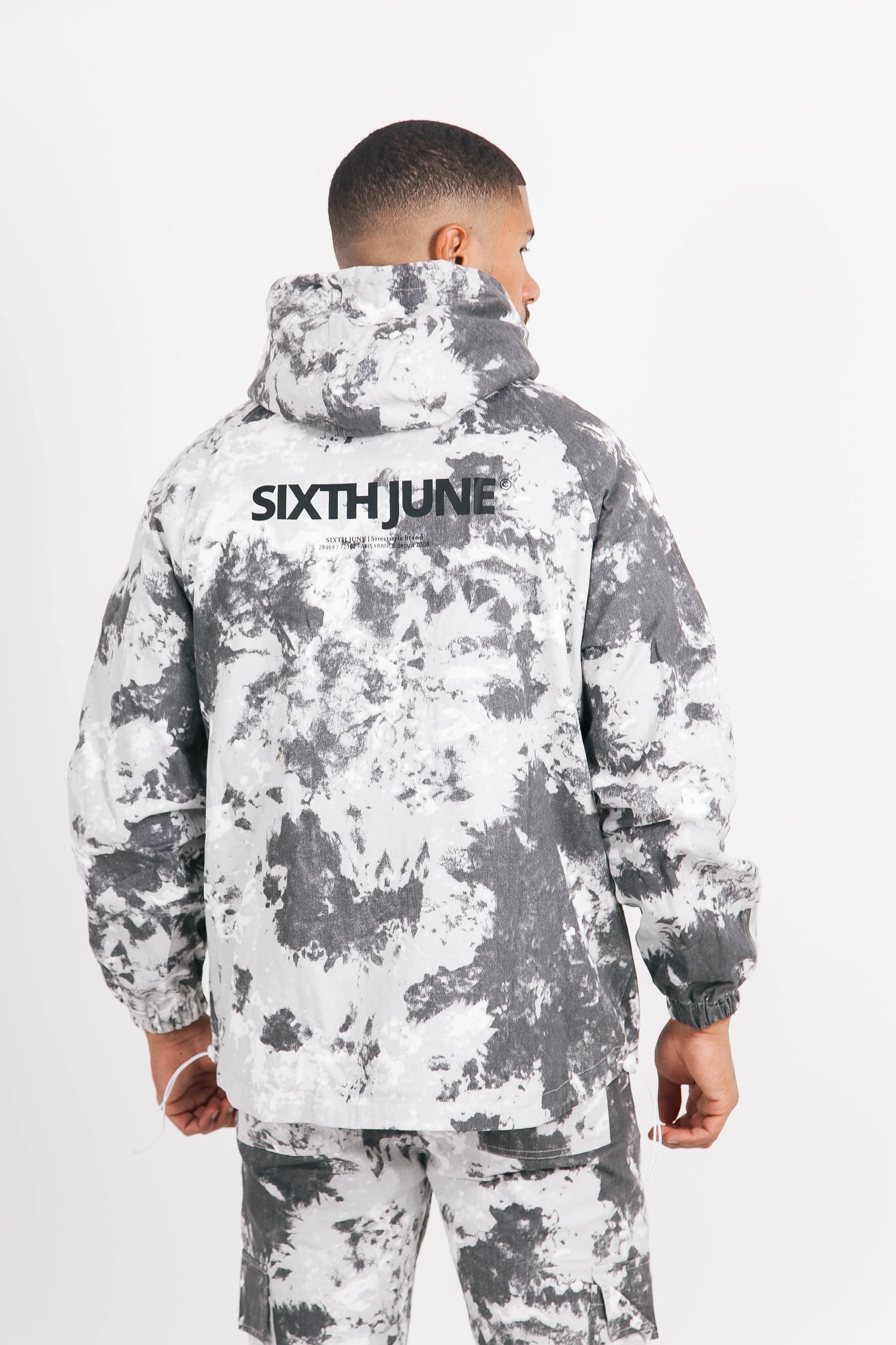 Veste montagne cargo Gris - Image 4