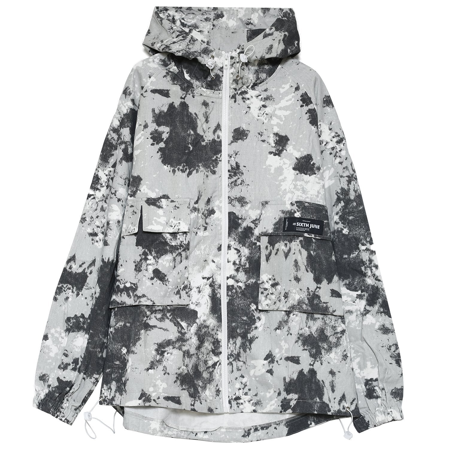 Veste montagne cargo Gris - Image 5