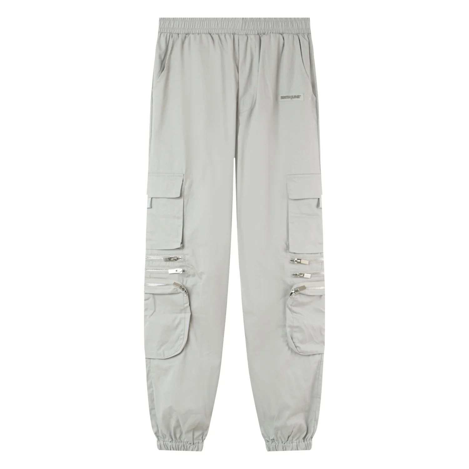 Pantalon cargo multi poches Gris clair - Image 6