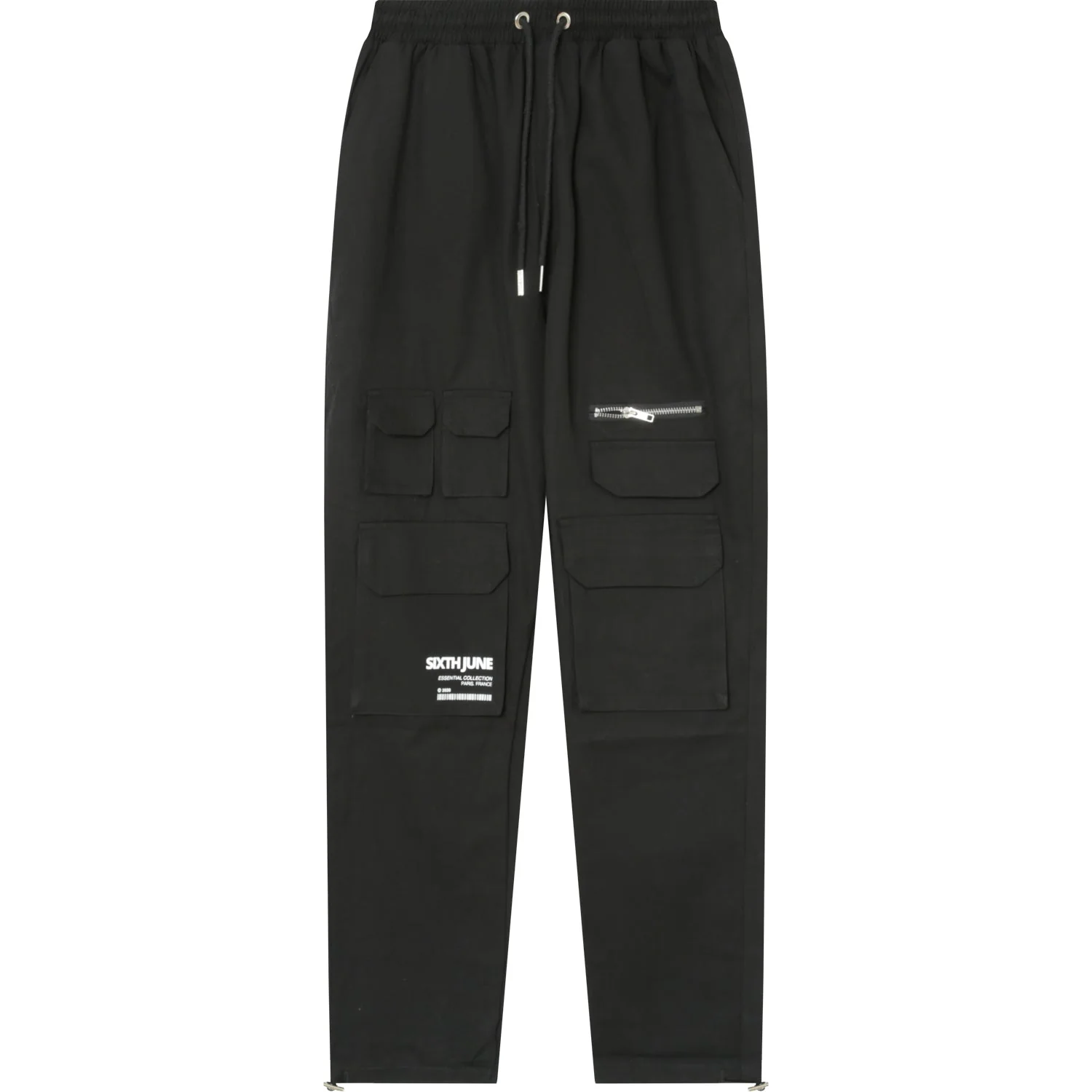 Pantalon poches cargo code barres Noir - Image 6