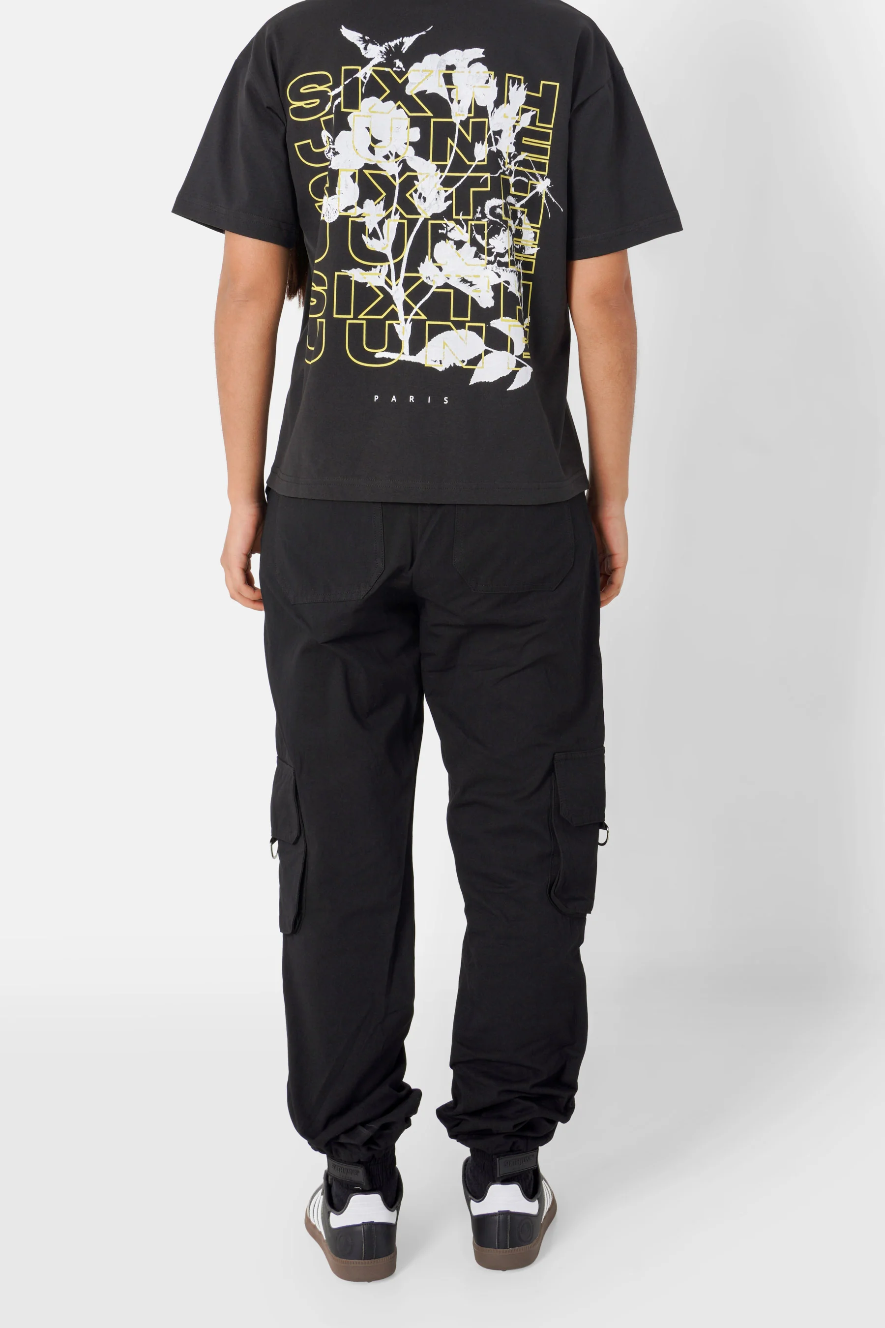 multi pockets cargo pants 33941-BLAC - Image 5