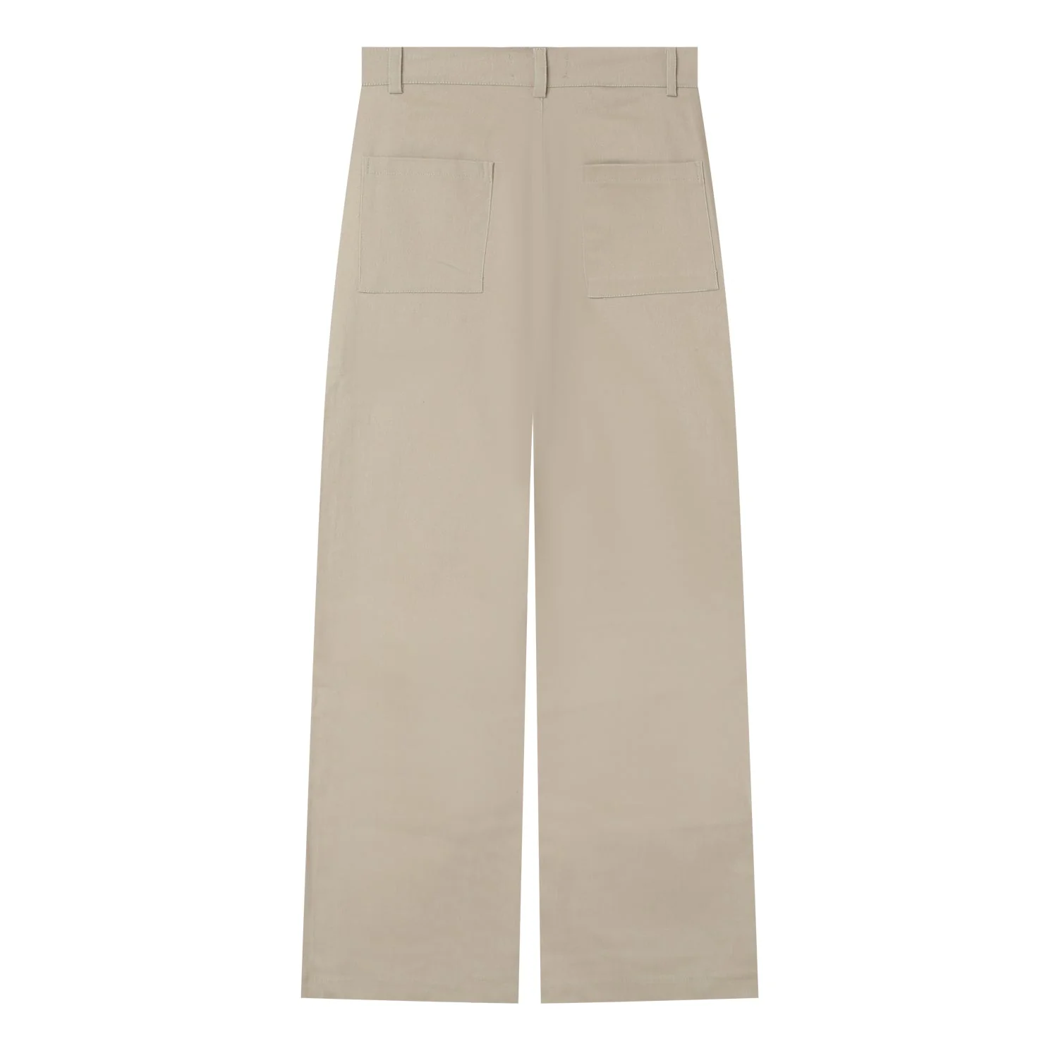 Pantalon droit poches cargo Beige - Image 8