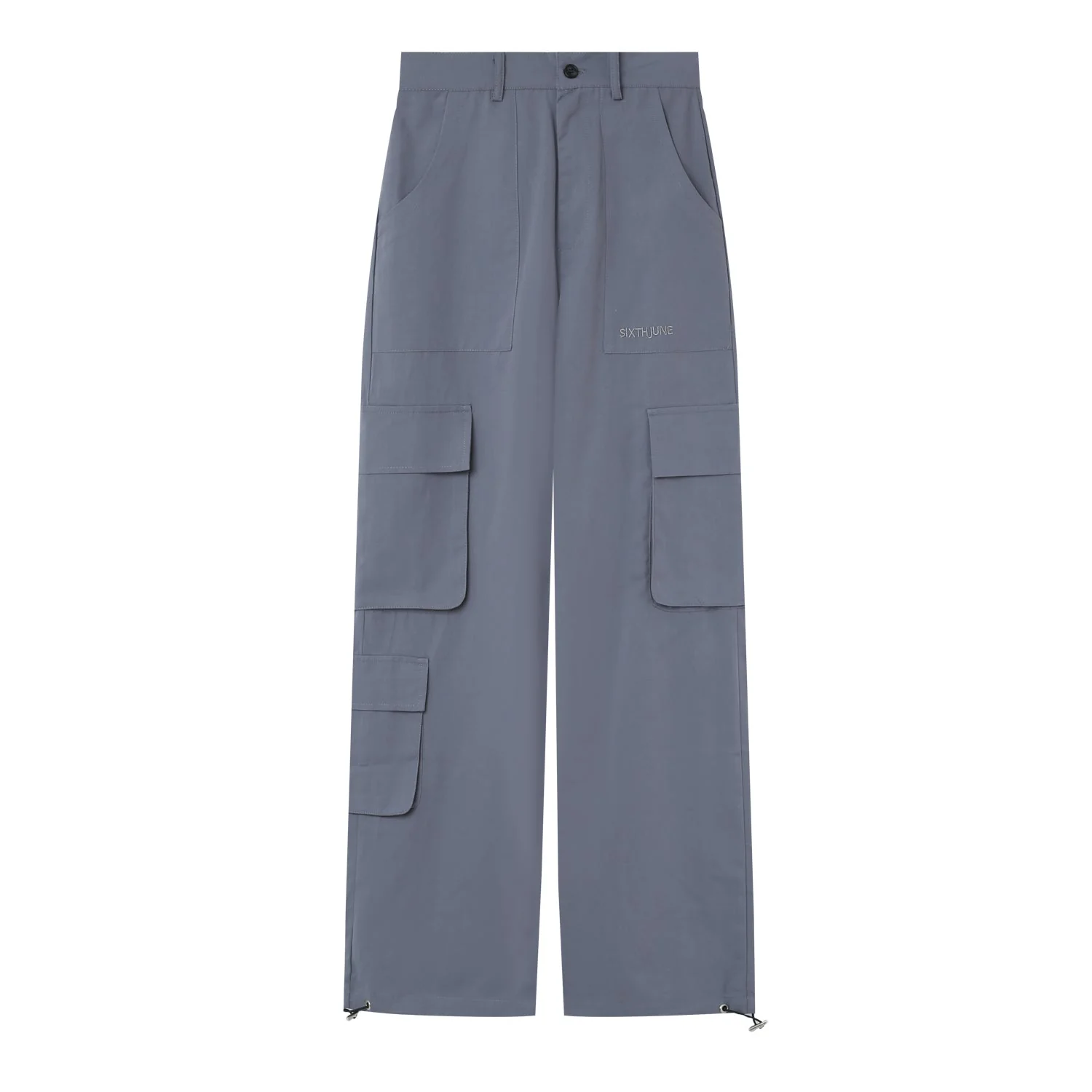 Cargo jambes larges Gris - Image 6