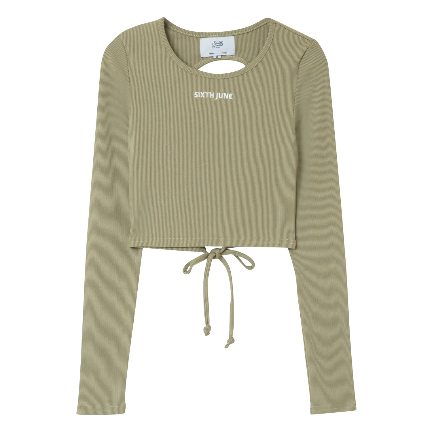 BACKLESS laced l/s top - Image 6