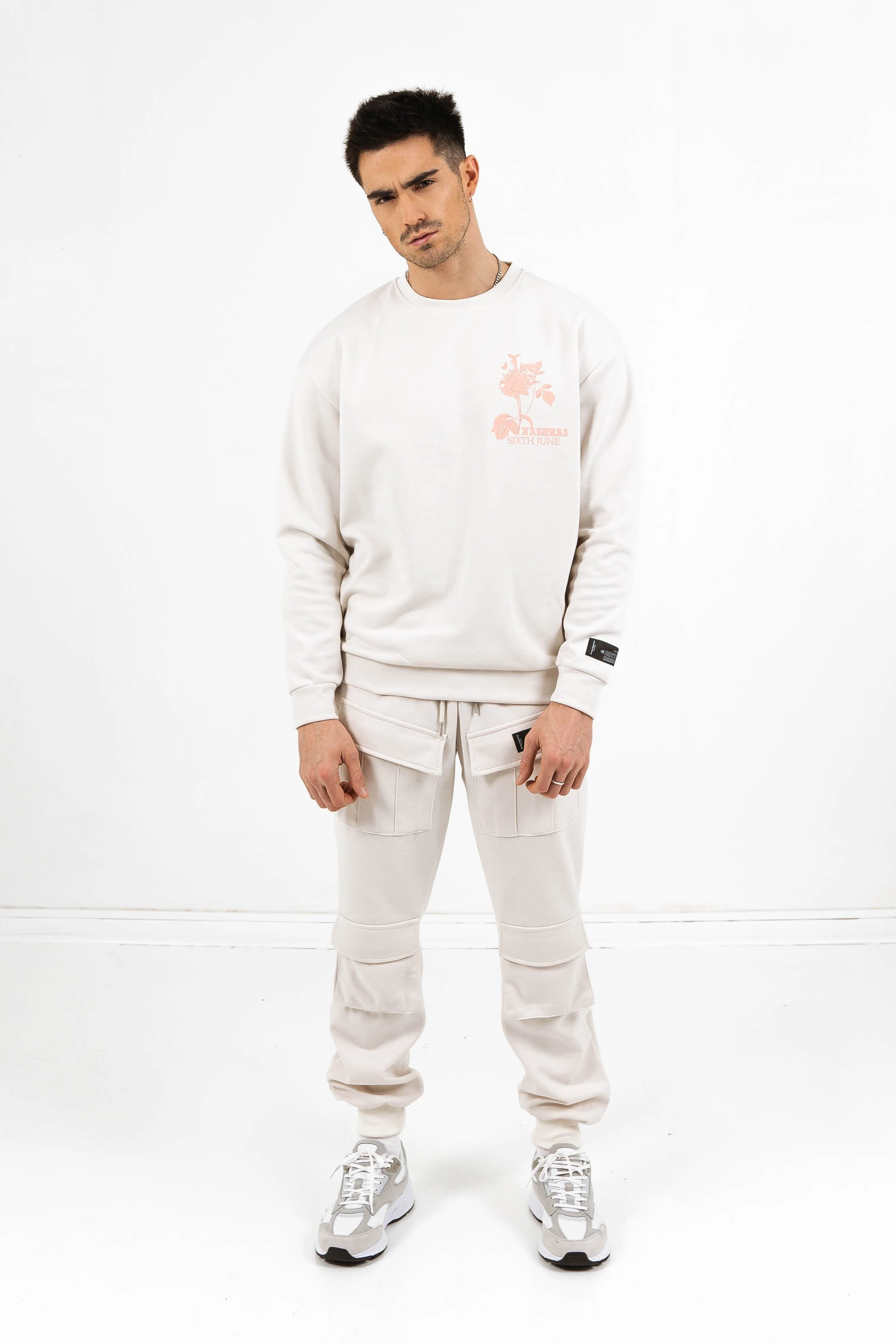 Sweatshirt natural pastel blanc - Image 2