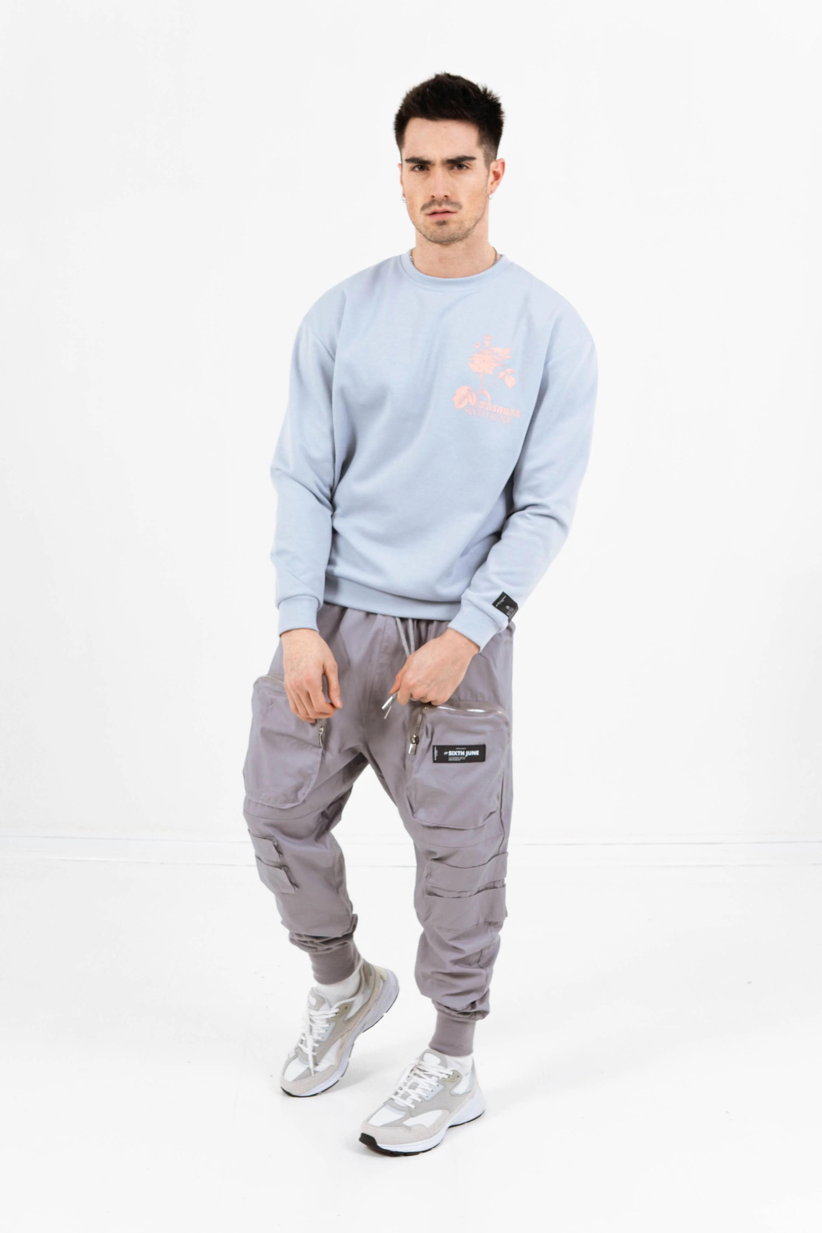 Sweatshirt natural pastel bleu - Image 2
