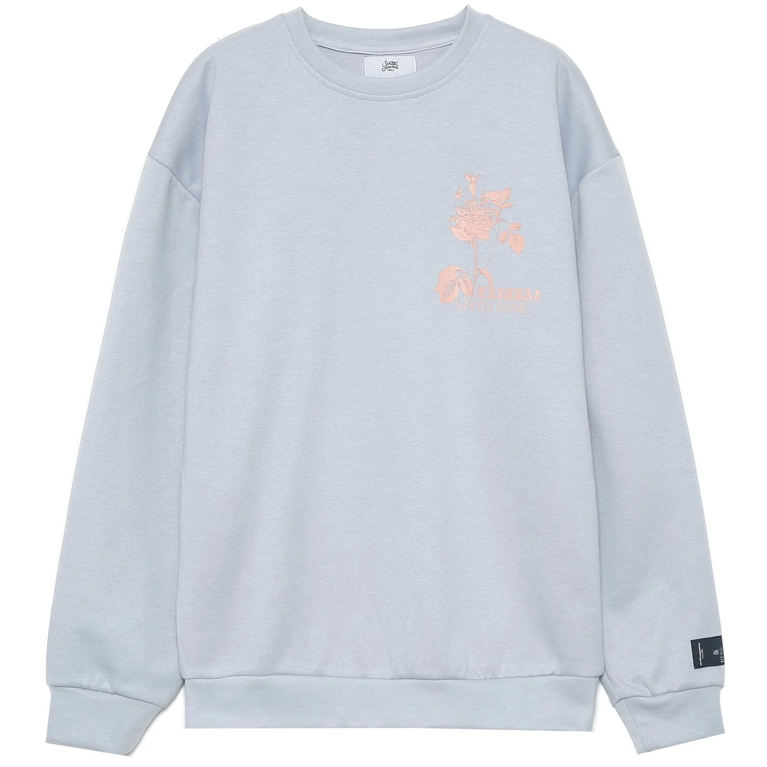 Sweatshirt natural pastel bleu - Image 7