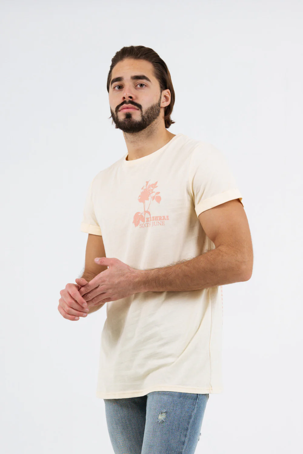 T-shirt natural beige - Image 4