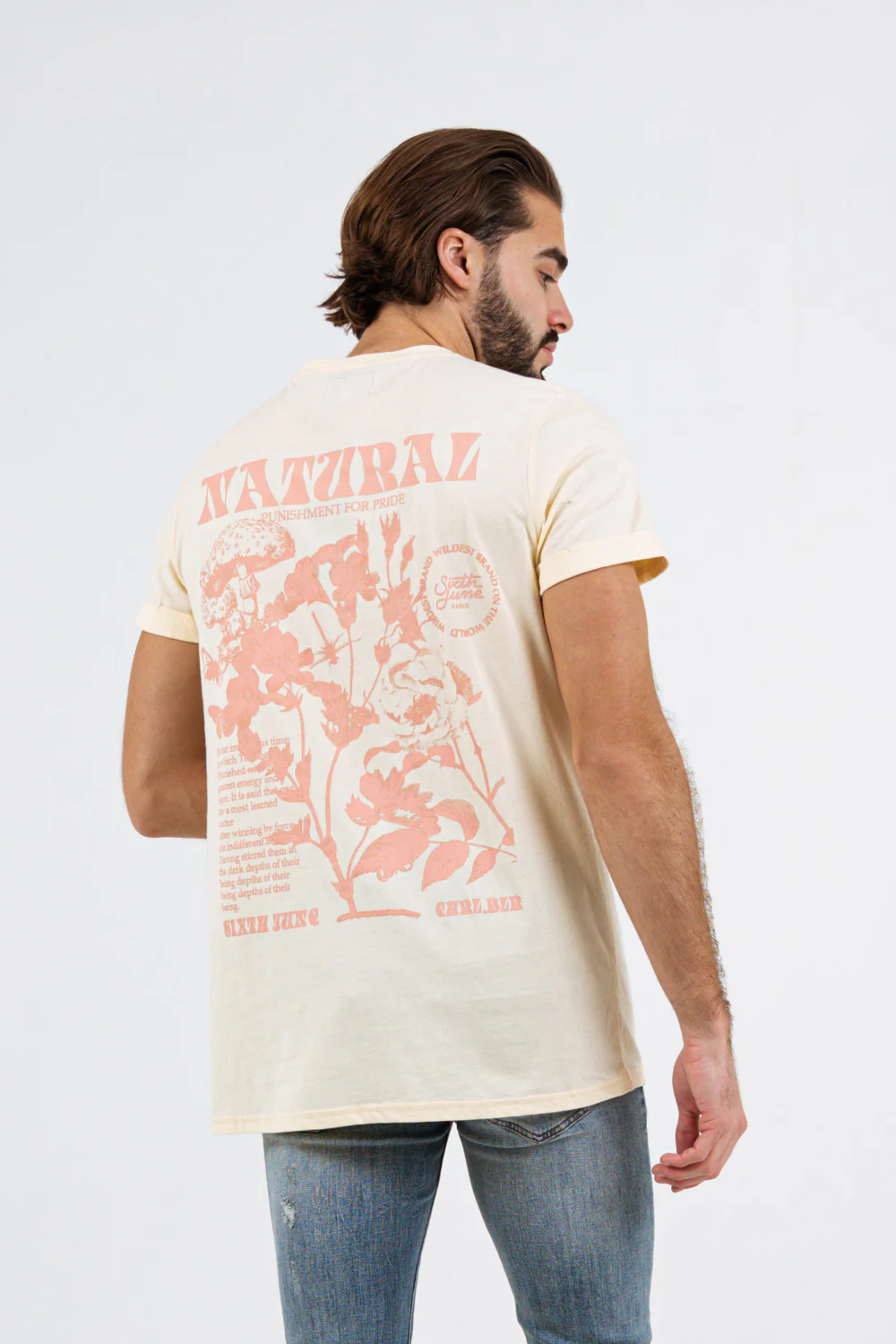T-shirt natural beige - Image 5