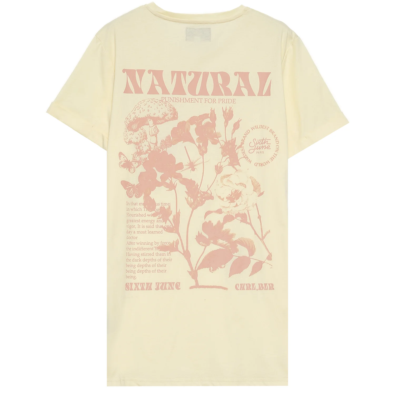 T-shirt natural beige - Image 7
