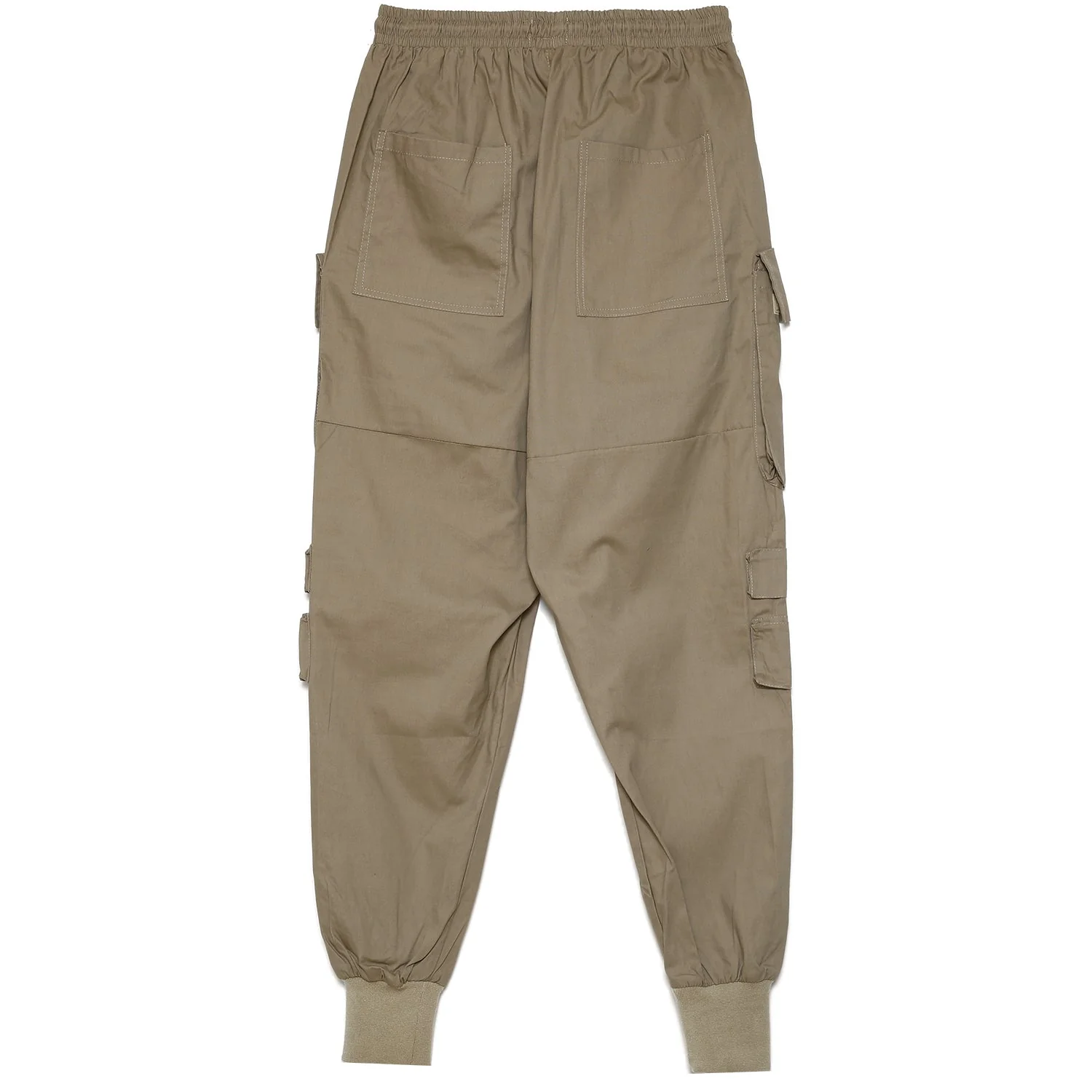 Pantalon cargo tactique poches Beige foncé - Image 2