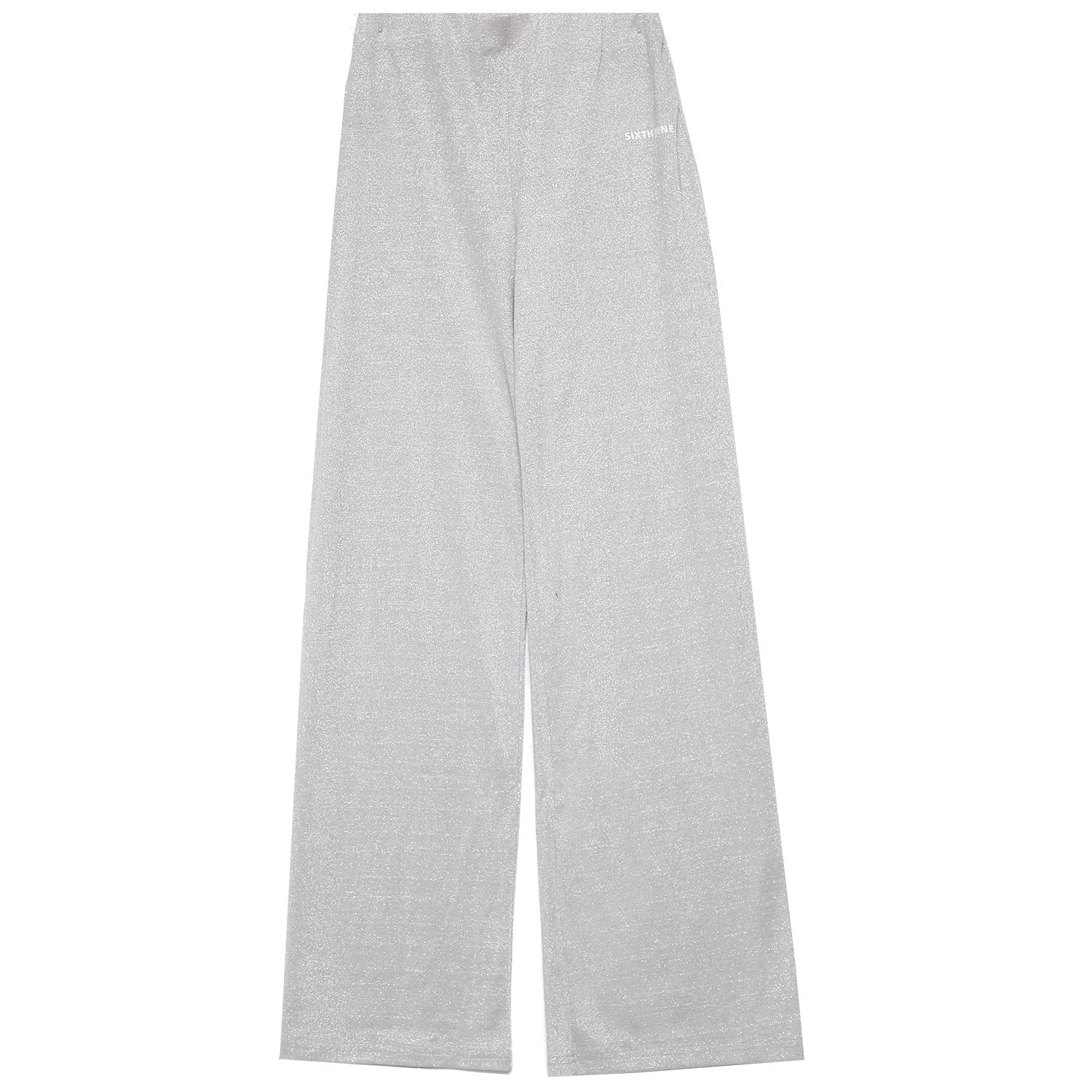 Pantalon scintillant évasé Gris clair - Image 5