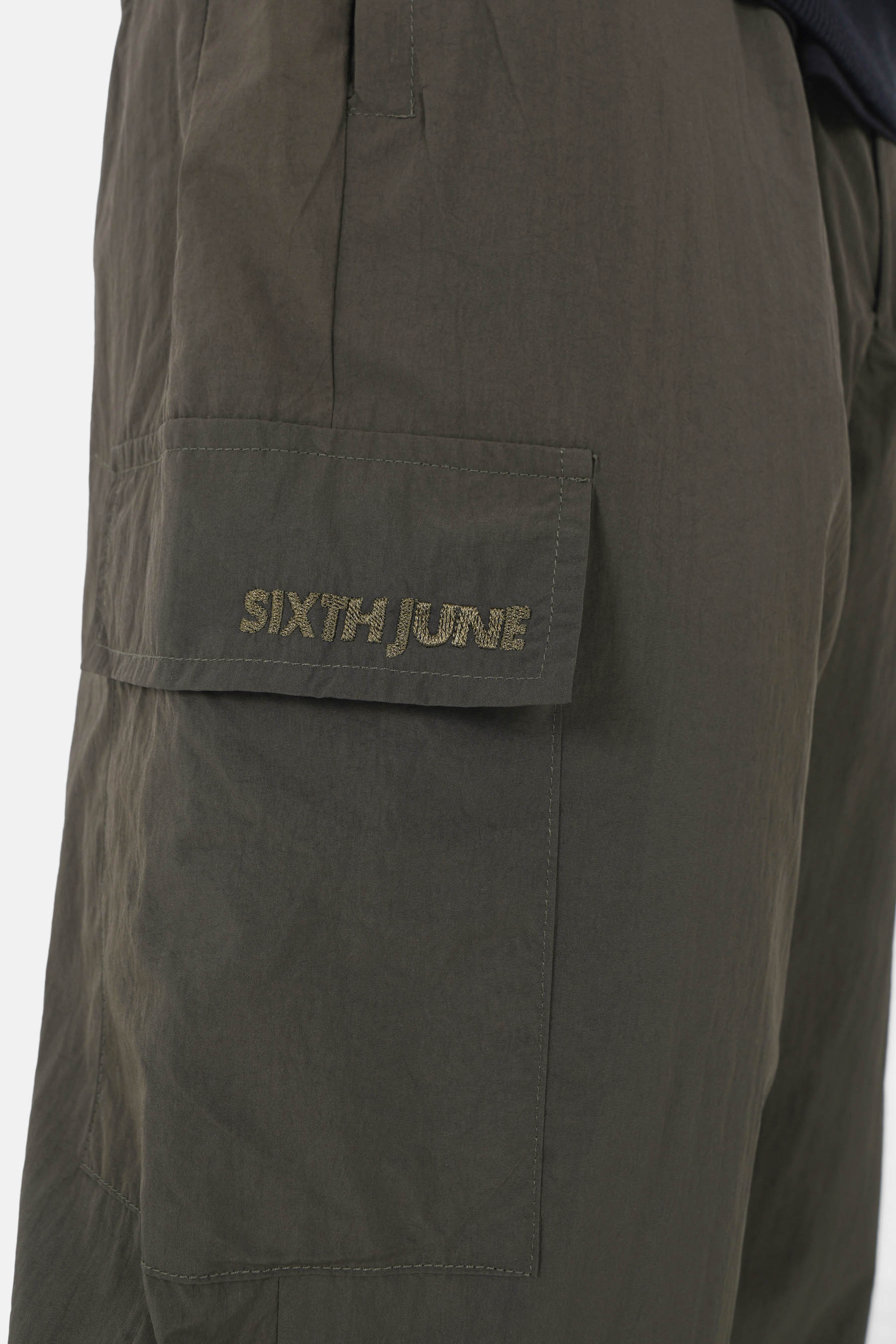 NYLON button cargo pant - Image 4