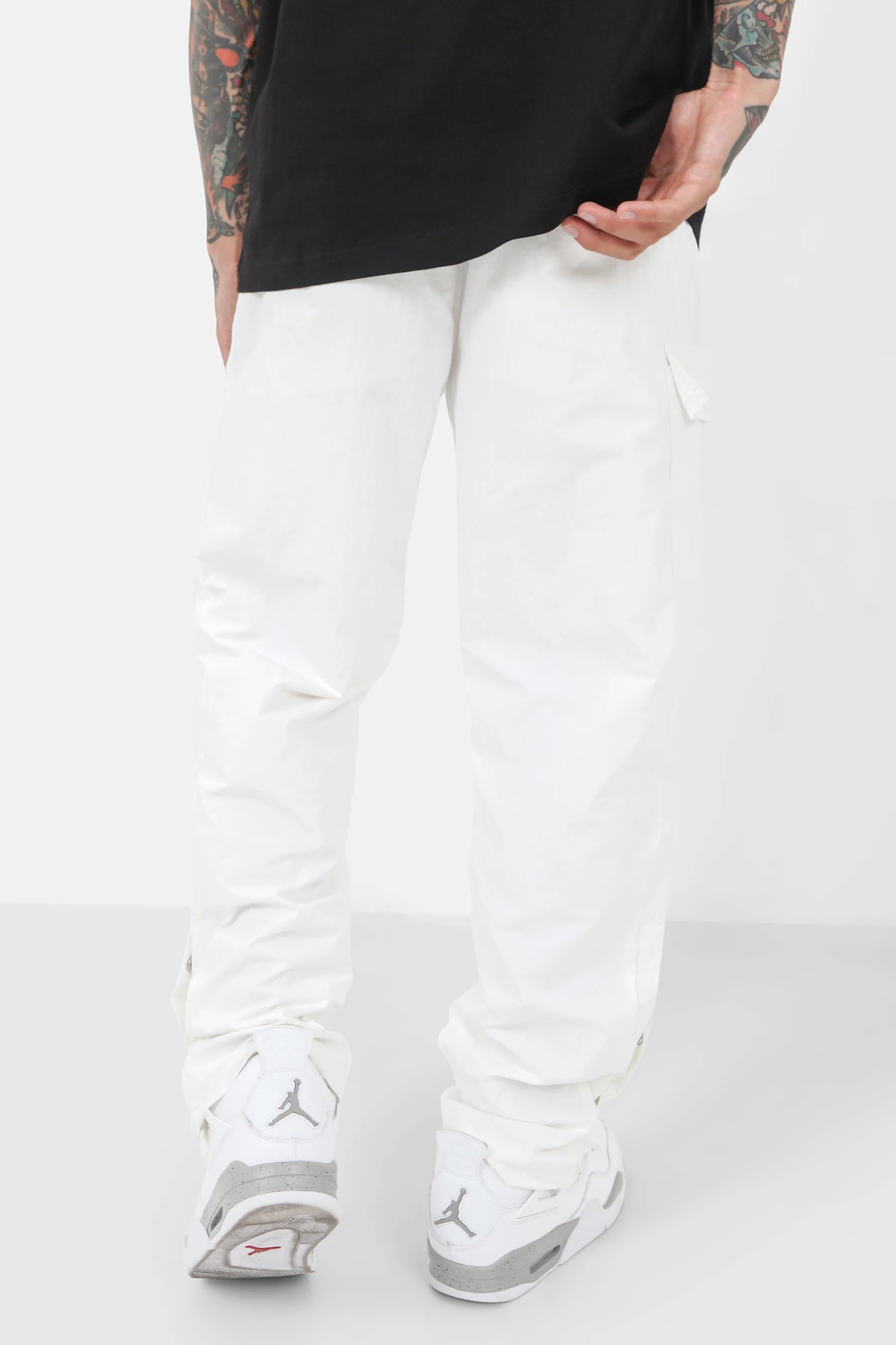 NYLON button cargo pant - Image 5