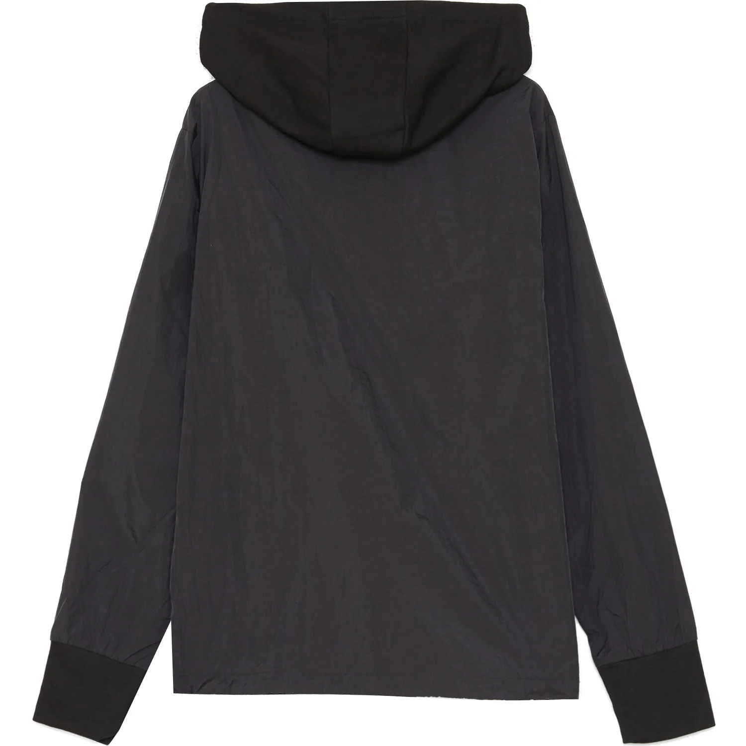 Sweat à capuche nylon noir - Image 5