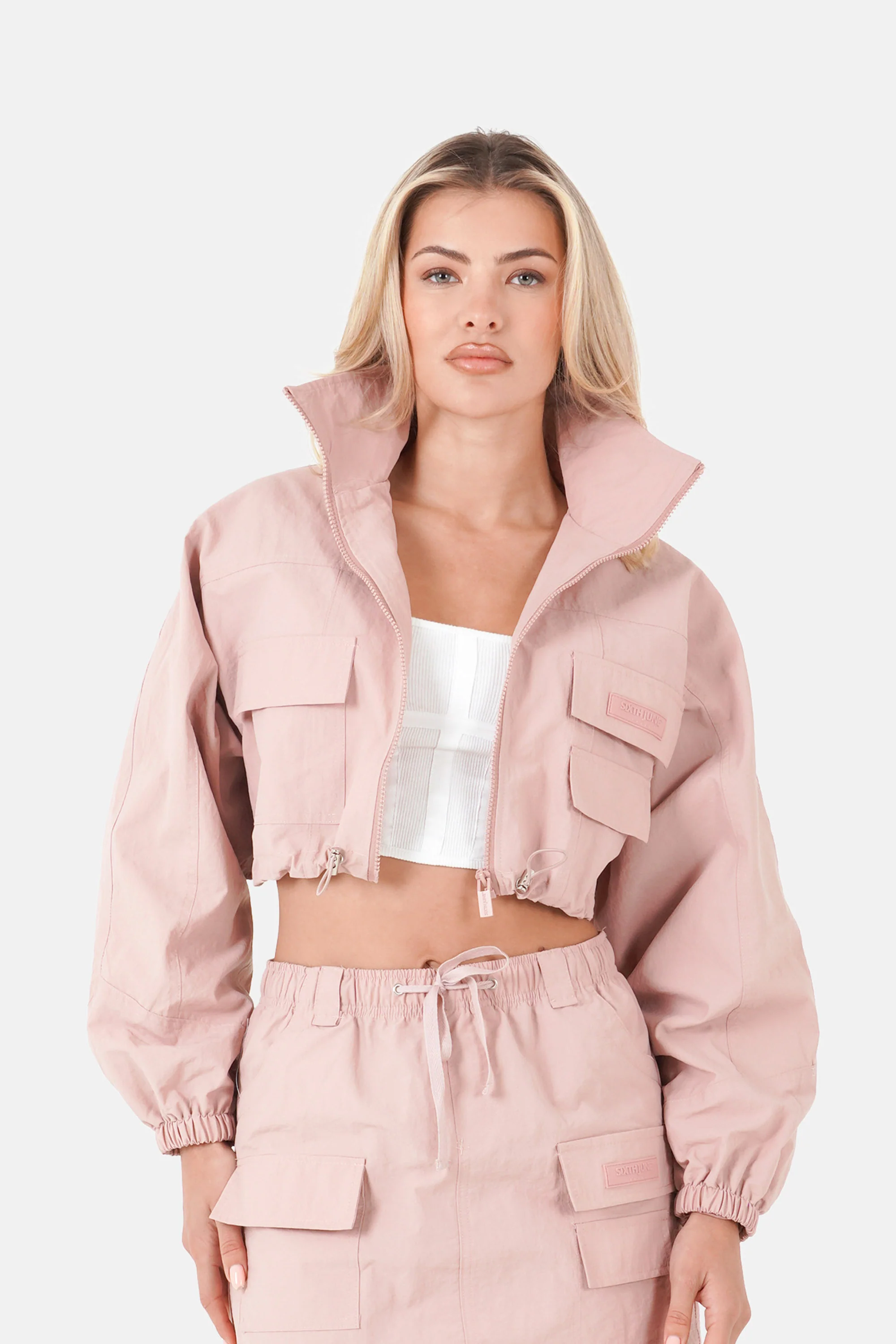 NYLON cropped jacket