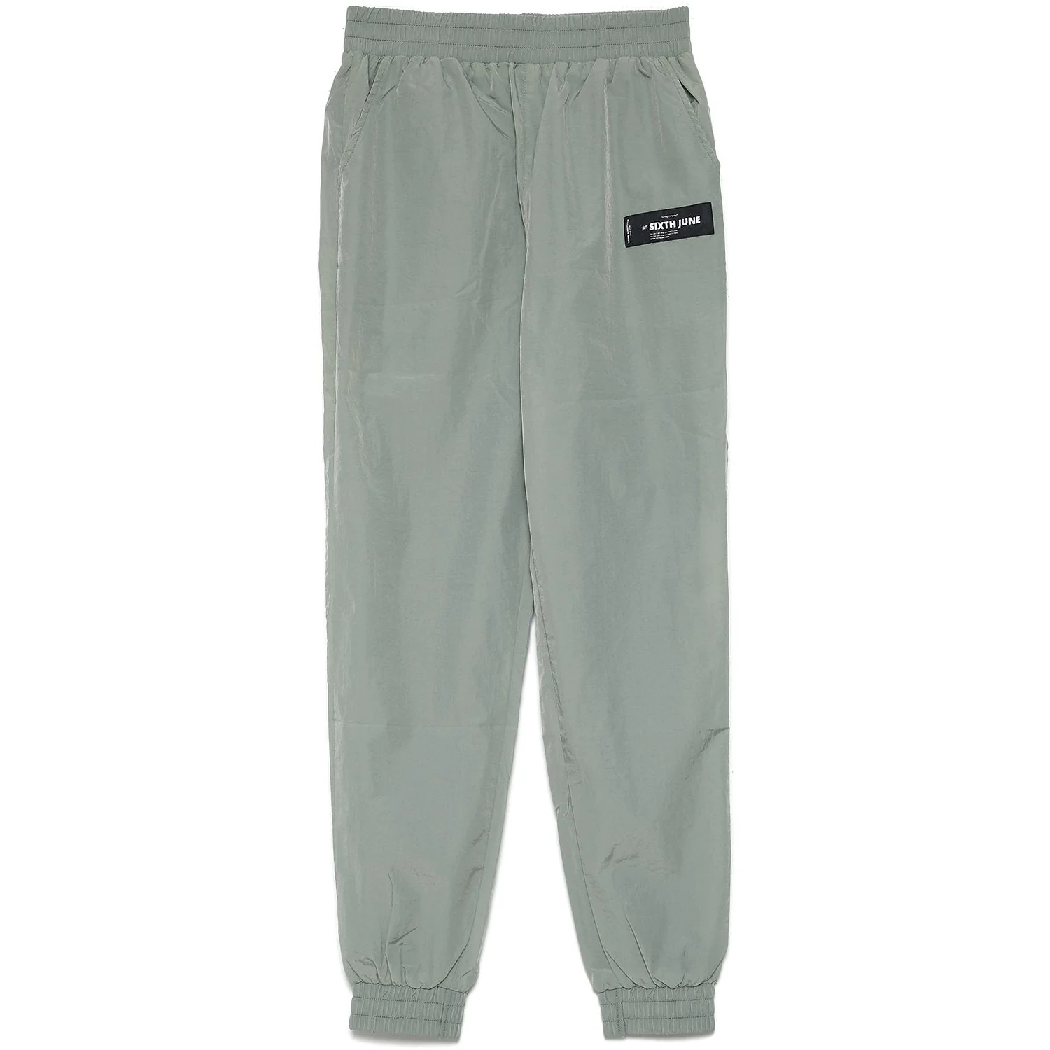 Jogging nylon poches vert pastel - Image 4