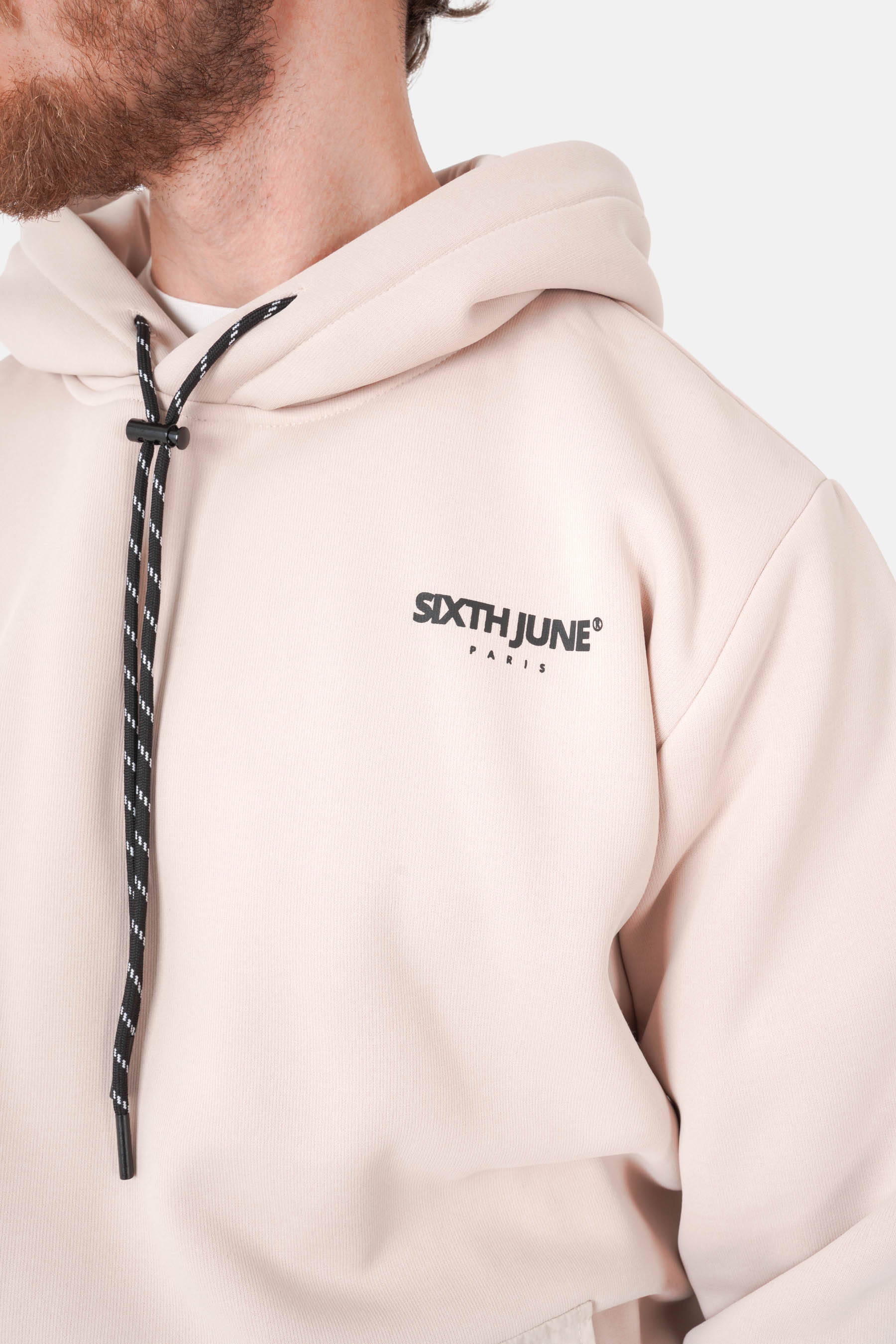 Sweatshirt nylon QR code Beige - Image 3