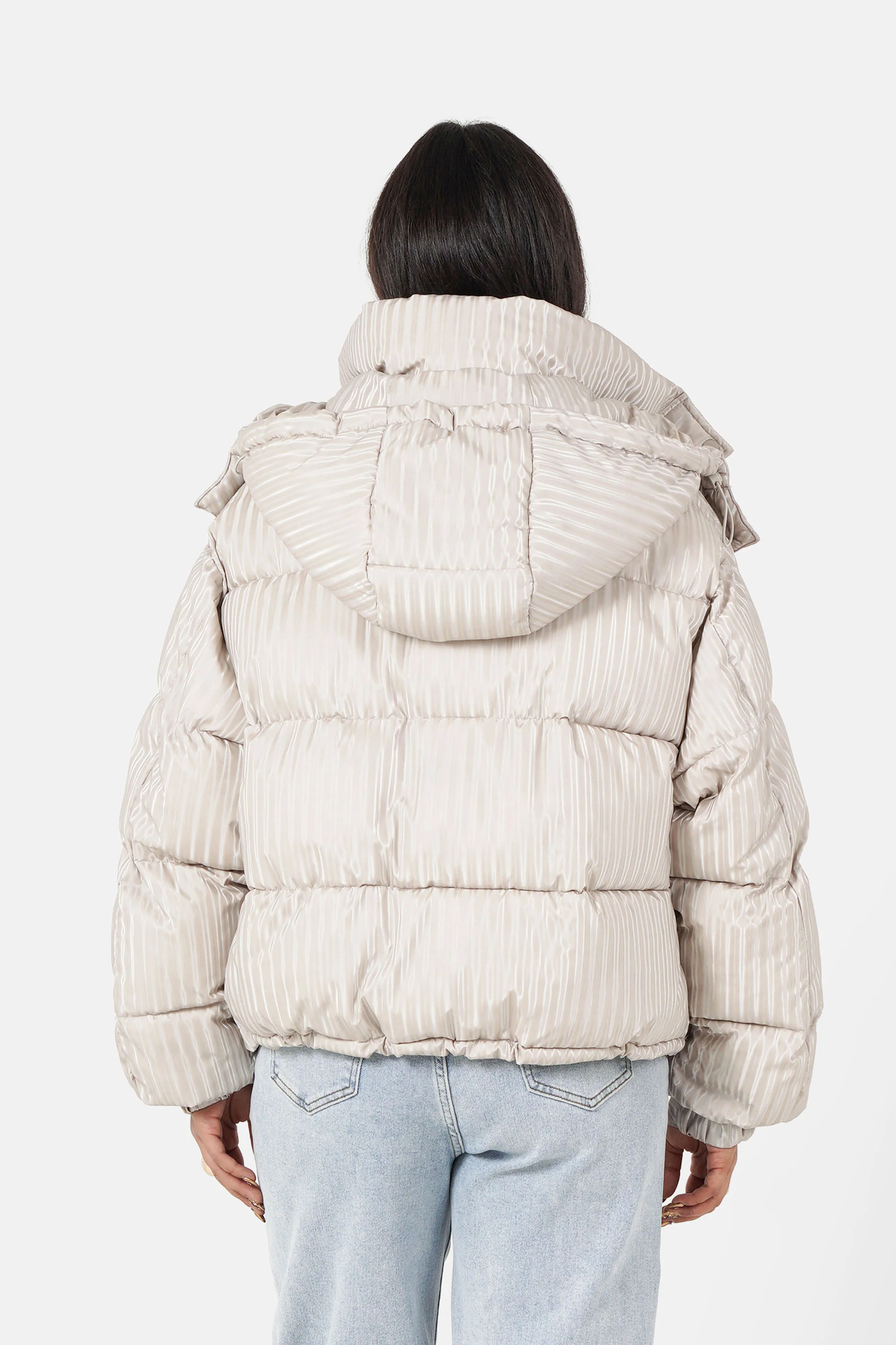 IRIDESCENT oversized puffer jacket - Image 5