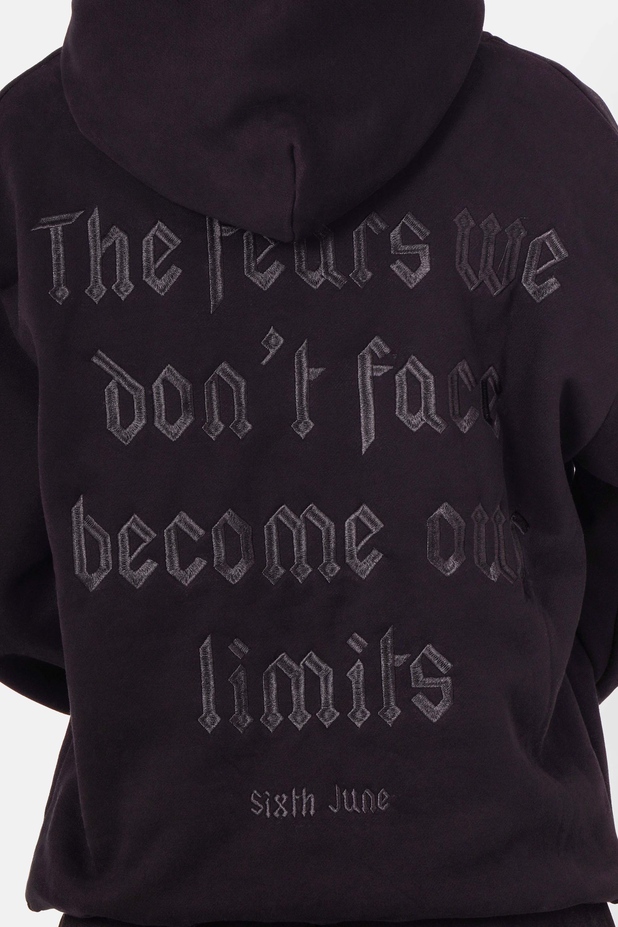 THE FEAR embroidery hoodie - Image 3