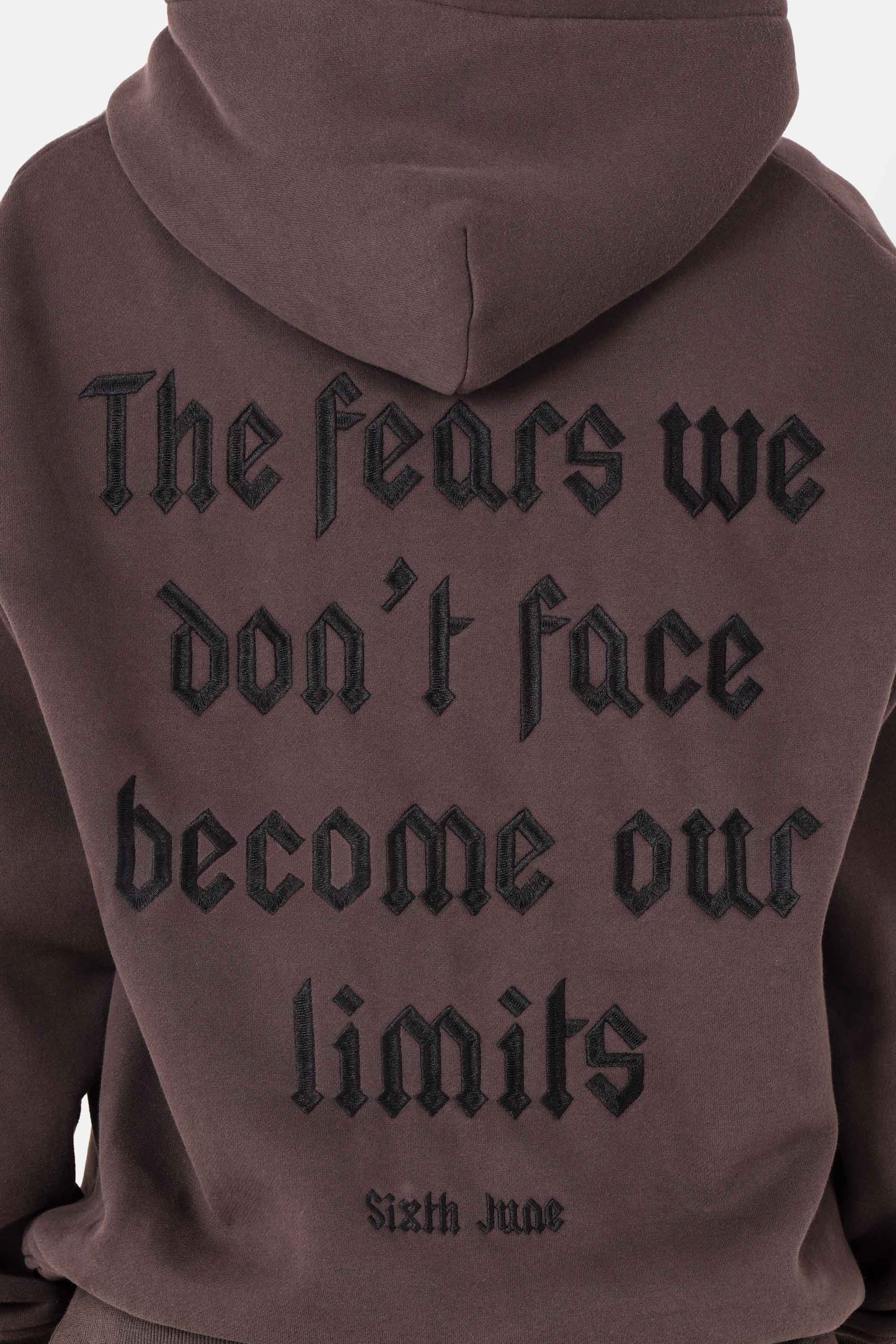 THE FEAR embroidery hoodie - Image 4