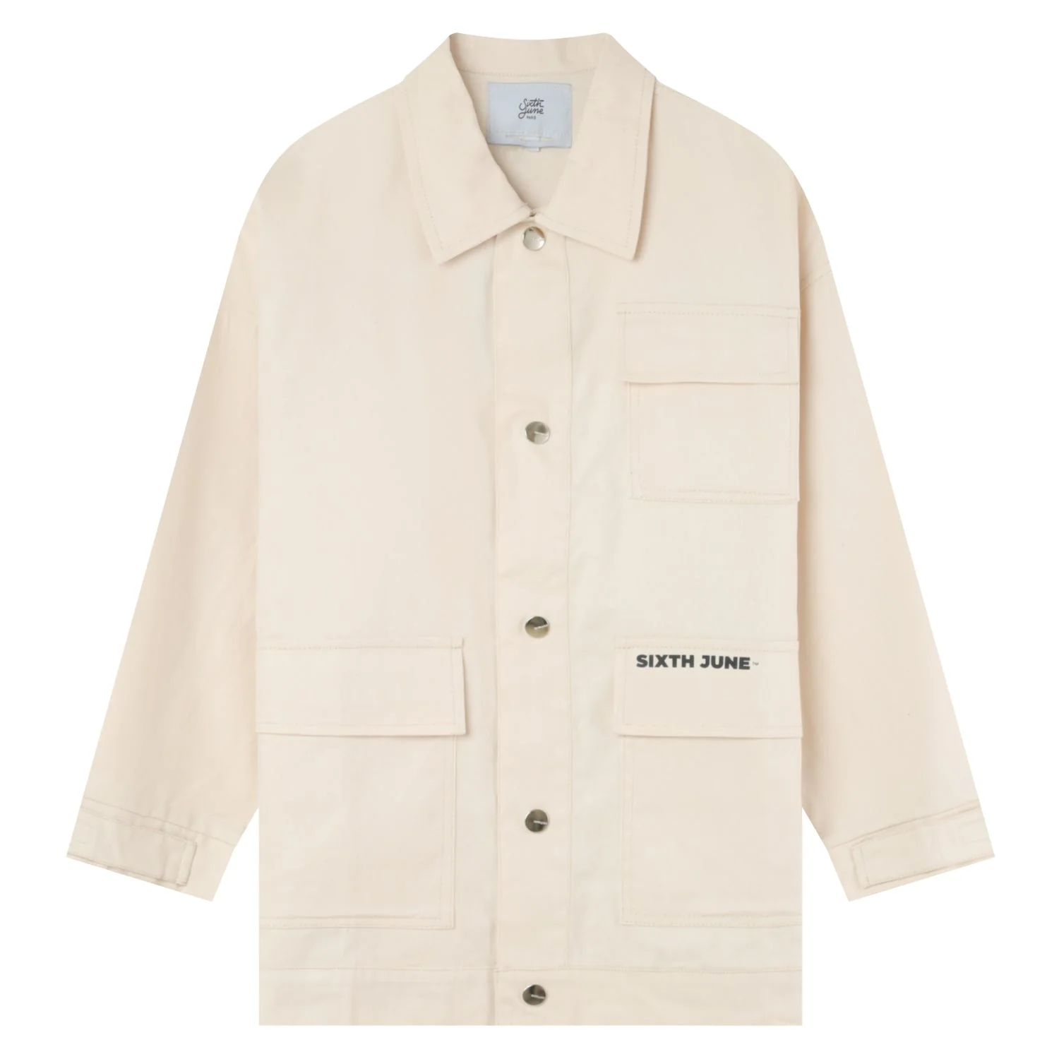 Veste travail oversize Beige - Image 8
