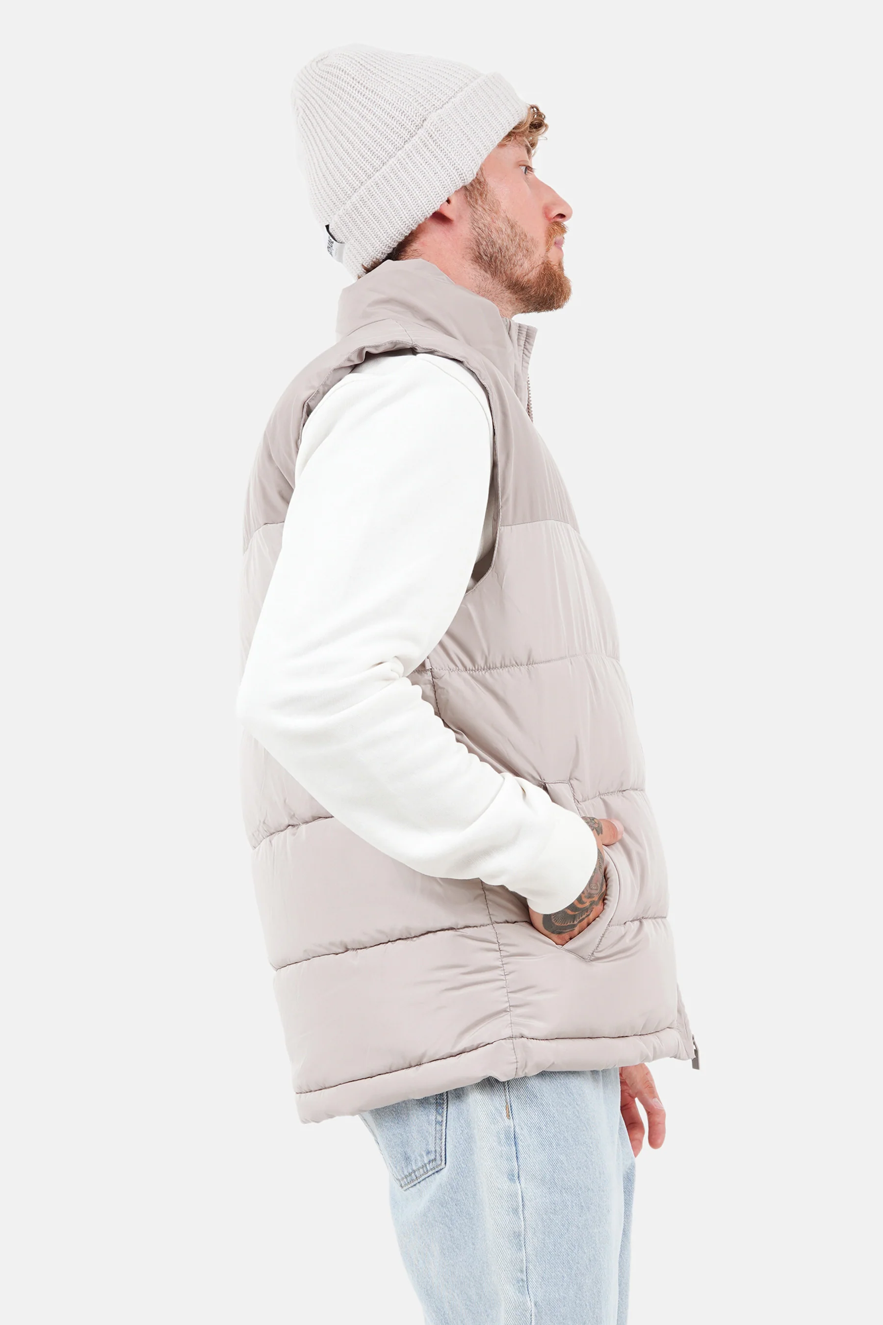 SLEEVELESS padded puffer jacket - Image 4