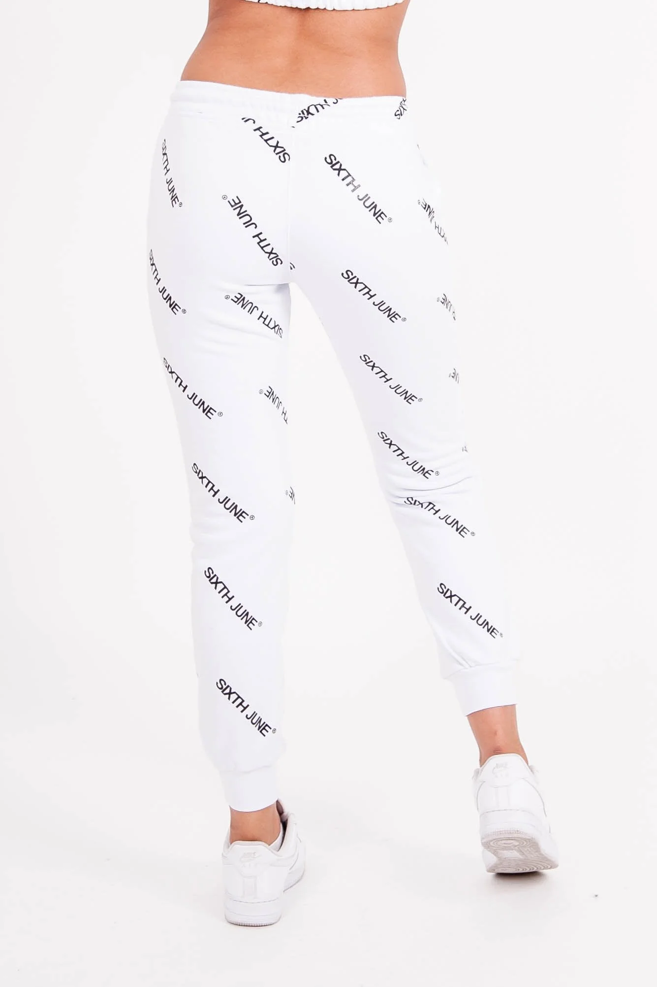 Jogging all over logo Blanc - Image 5