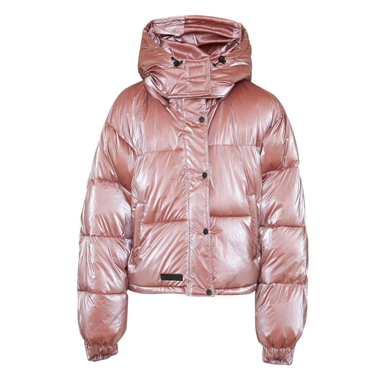 Doudoune oversize nacré Rose - Image 6