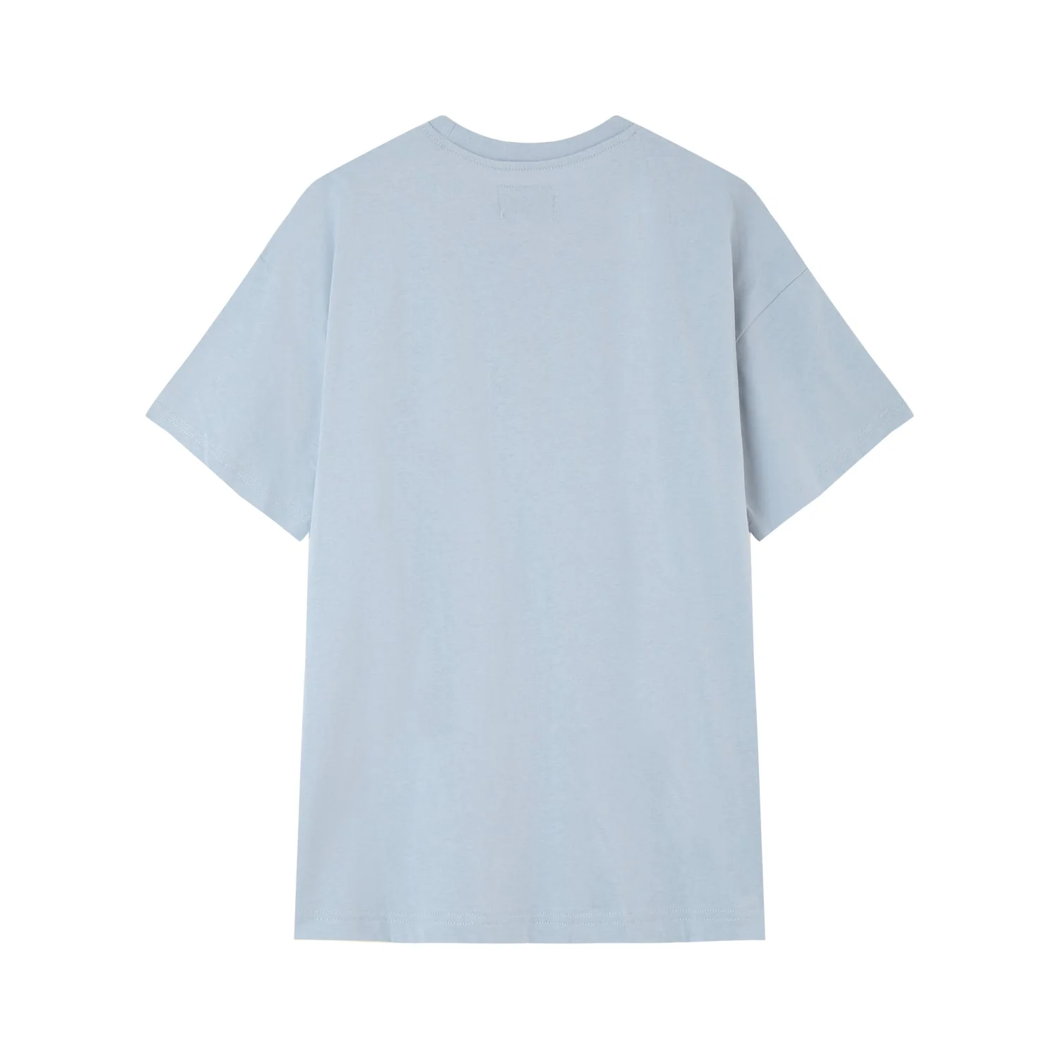 T-shirt coeur brodé Bleu clair - Image 7