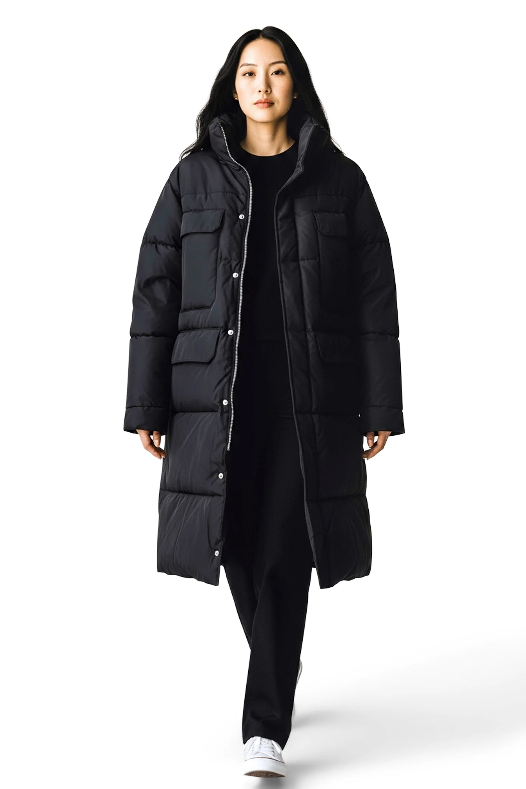 Oversized long puffer jacket - Image 2