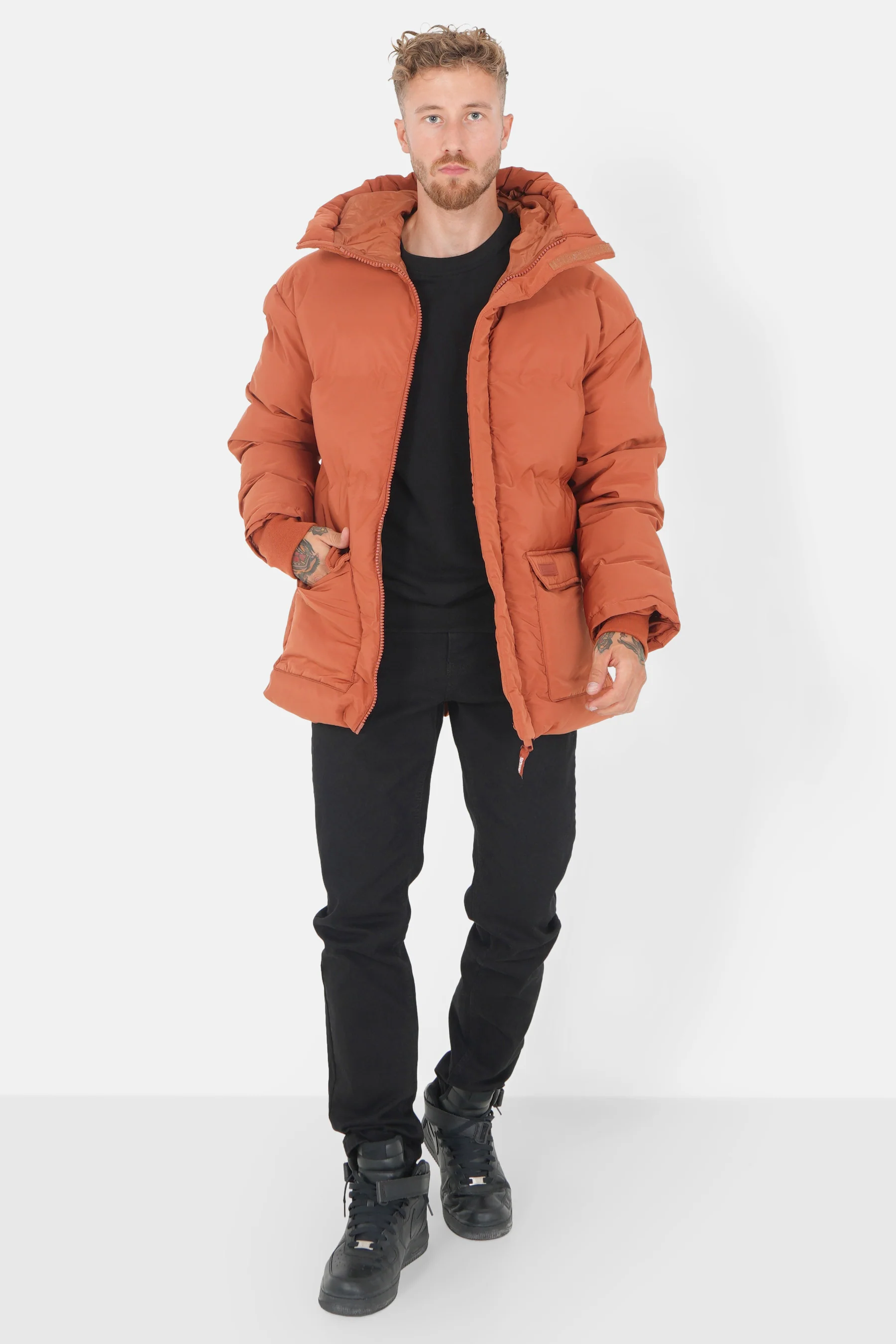 ZIPPED details puffer jacket - Image 2