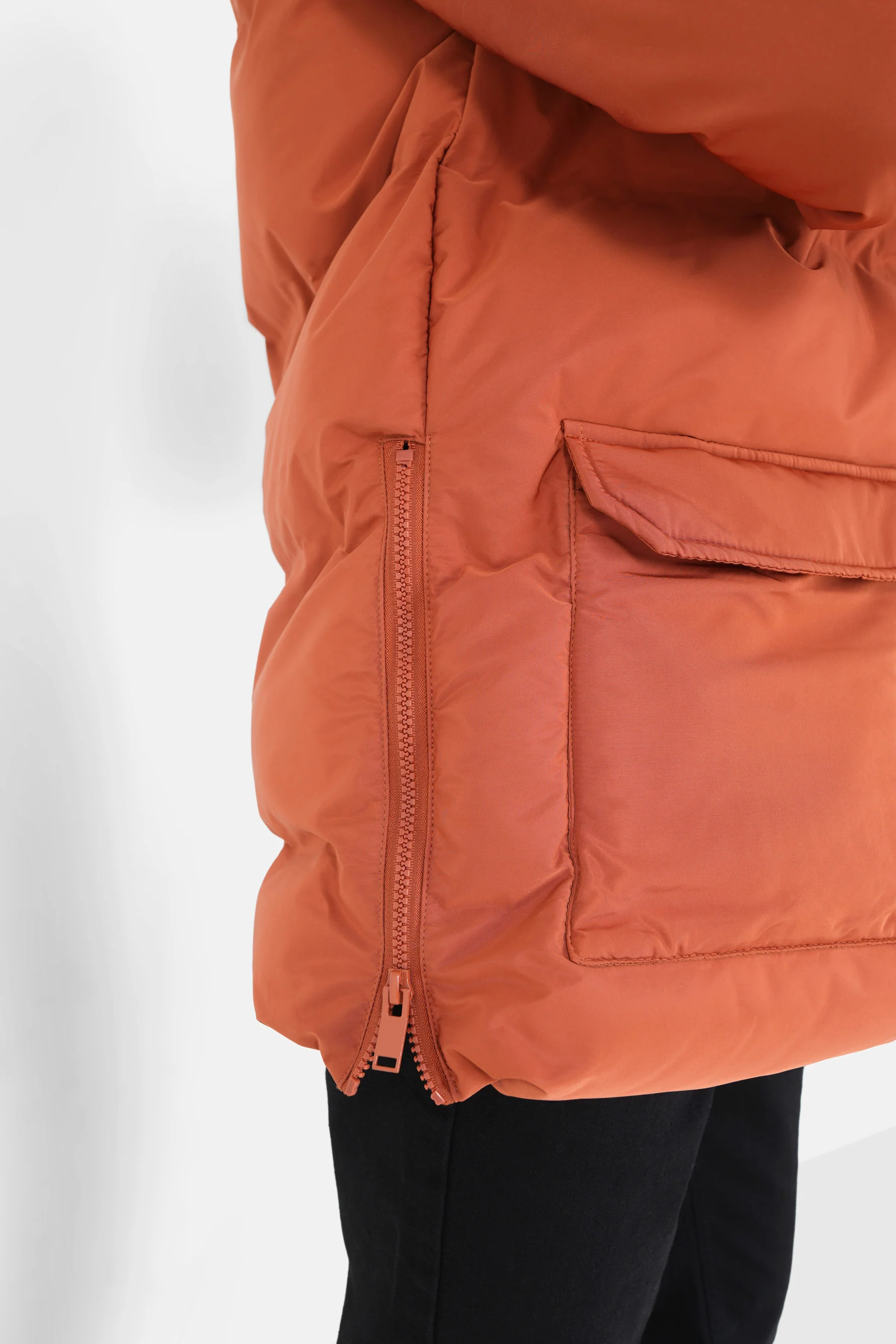ZIPPED details puffer jacket - Image 3
