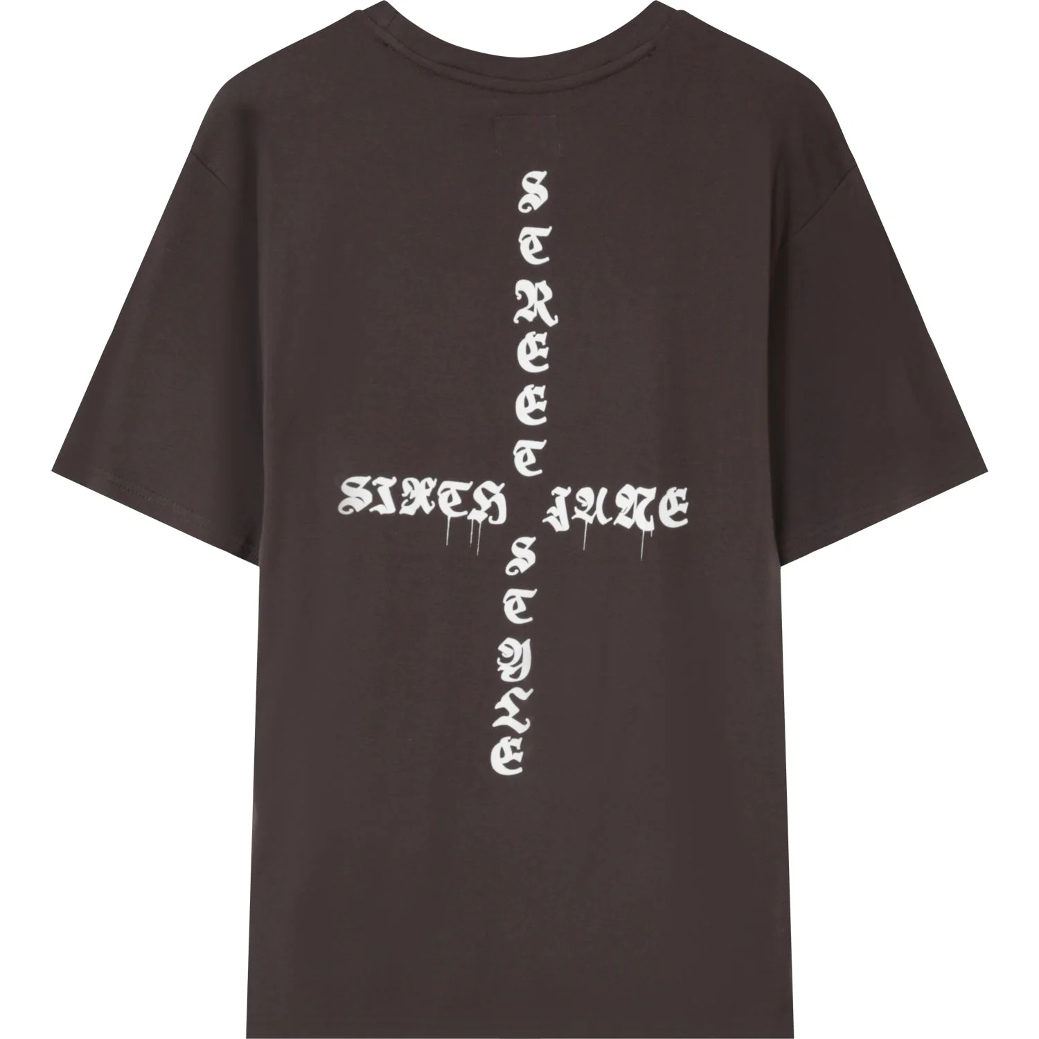 T-shirt imprimé oversize Gris - Image 6