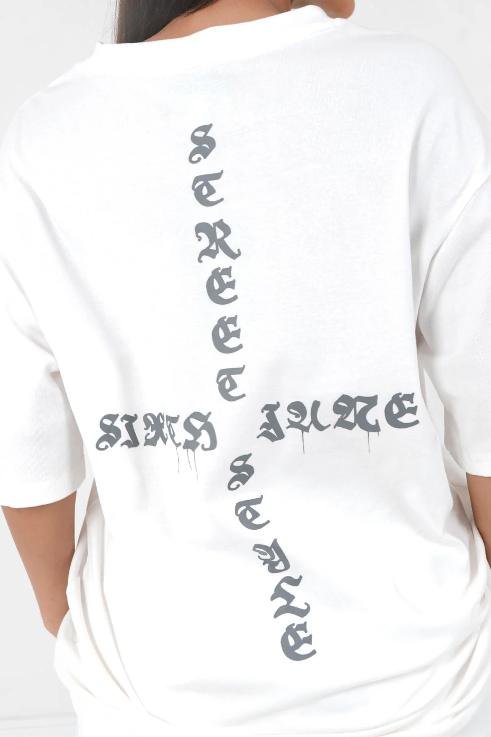 T-shirt imprimé oversize Blanc - Image 3