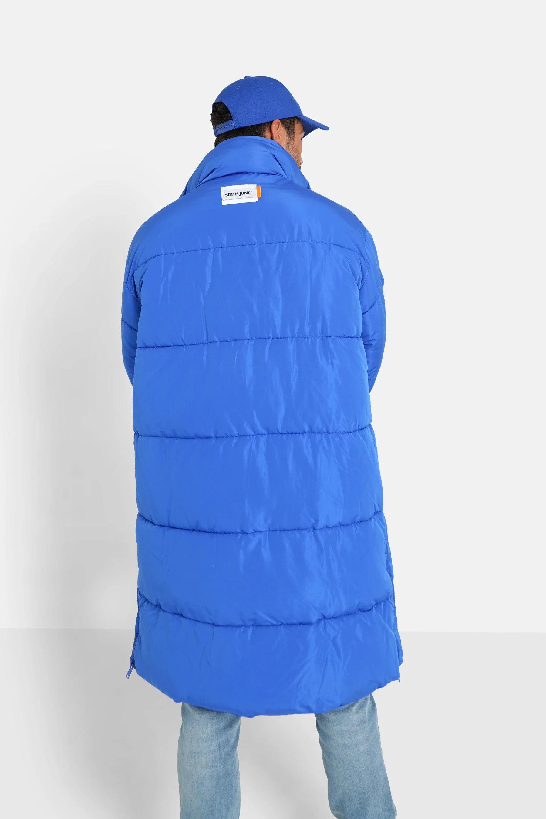 Doudoune longue oversize Bleu - Image 5