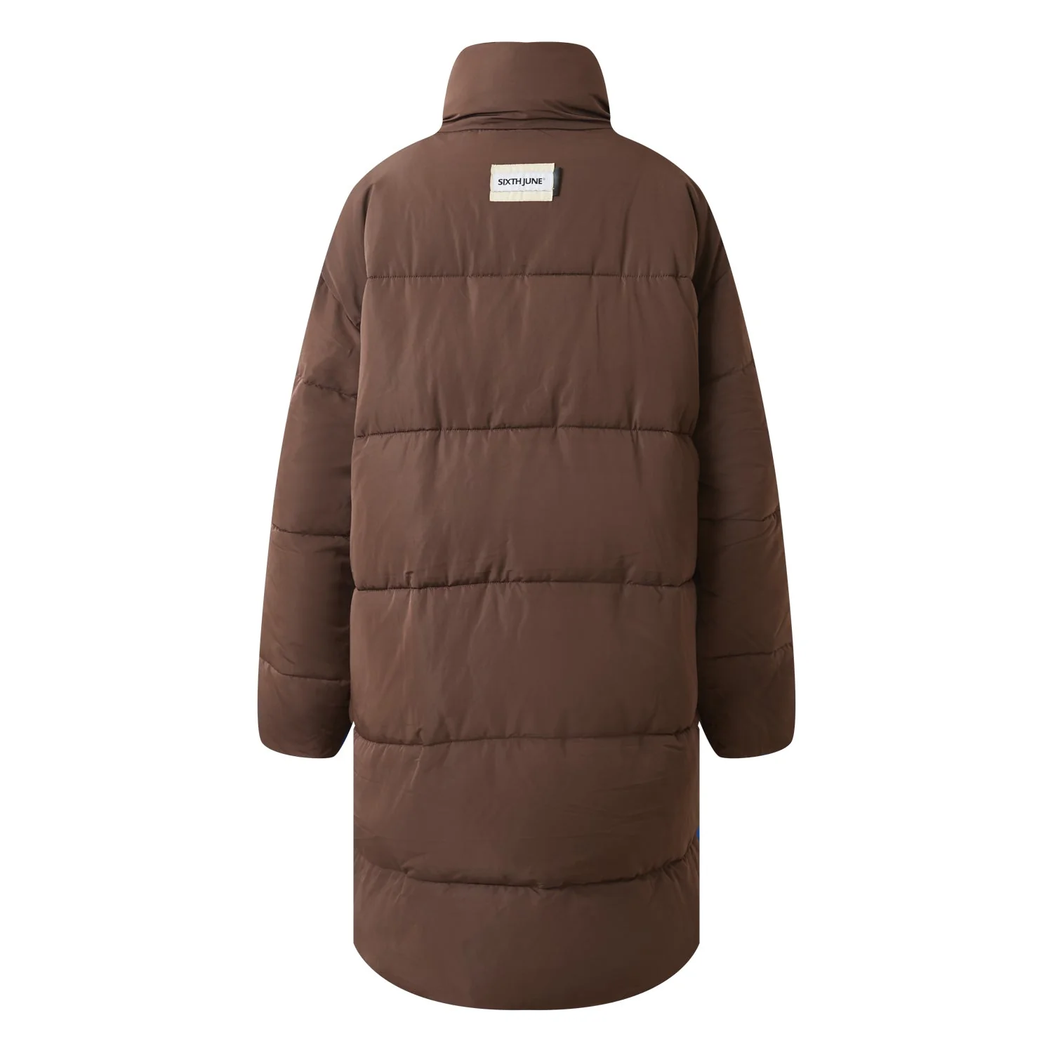 Doudoune longue oversize Marron - Image 7