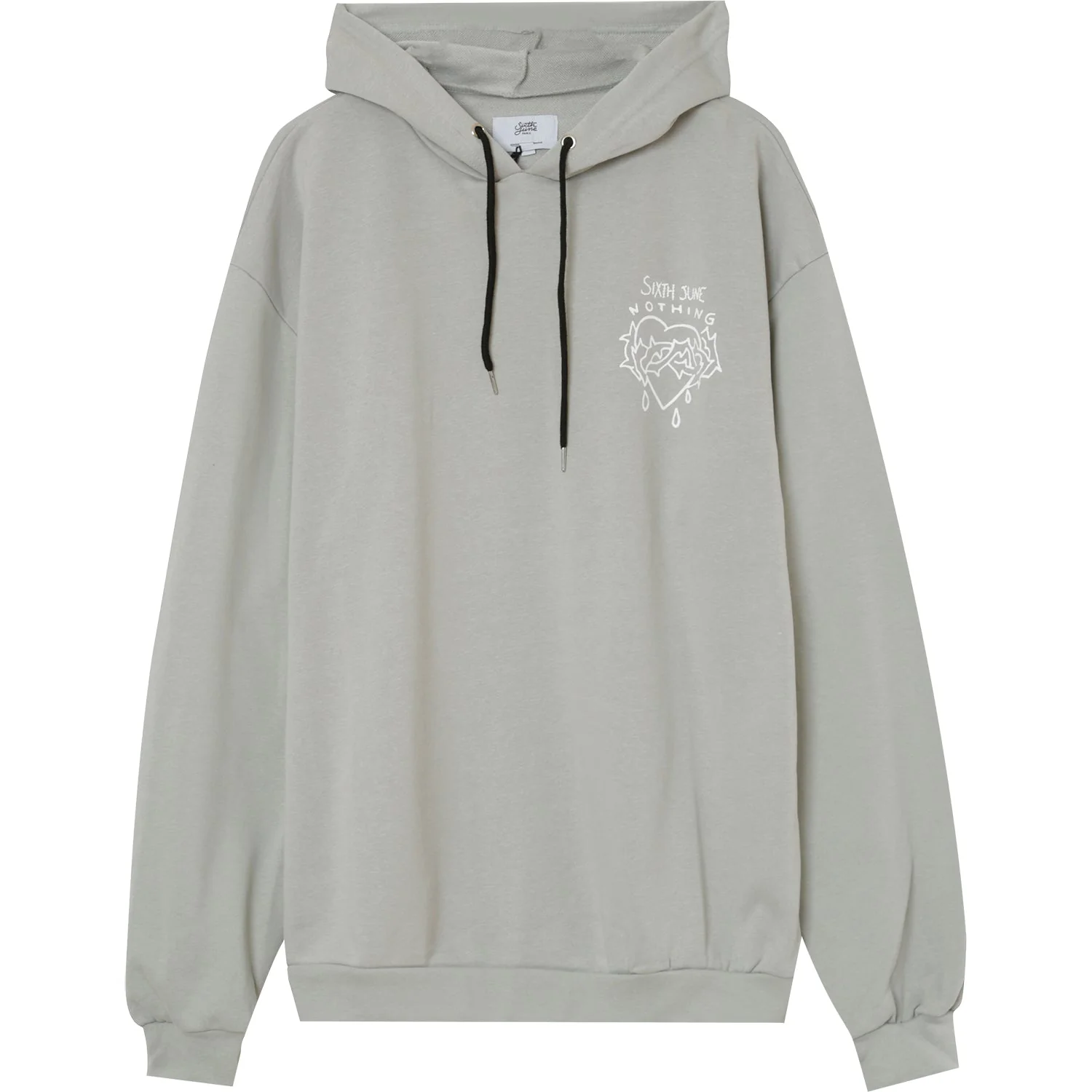 Sweat capuche NOTHING large Vert - Image 6