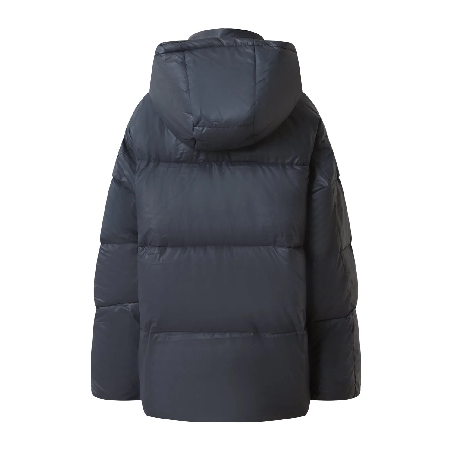 Doudoune oversize matte Noire - Image 7