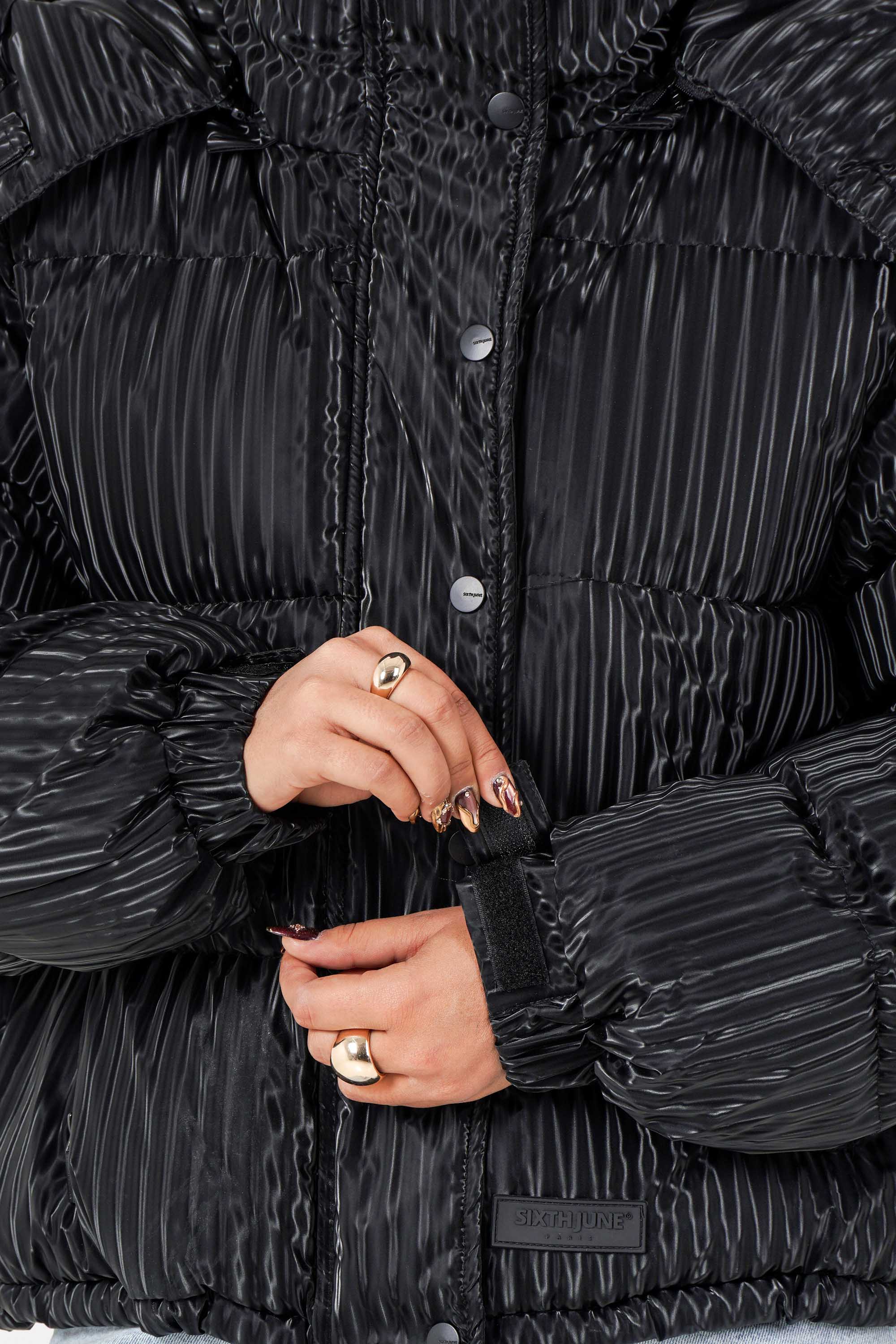 IRIDESCENT oversized puffer jacket - Image 3