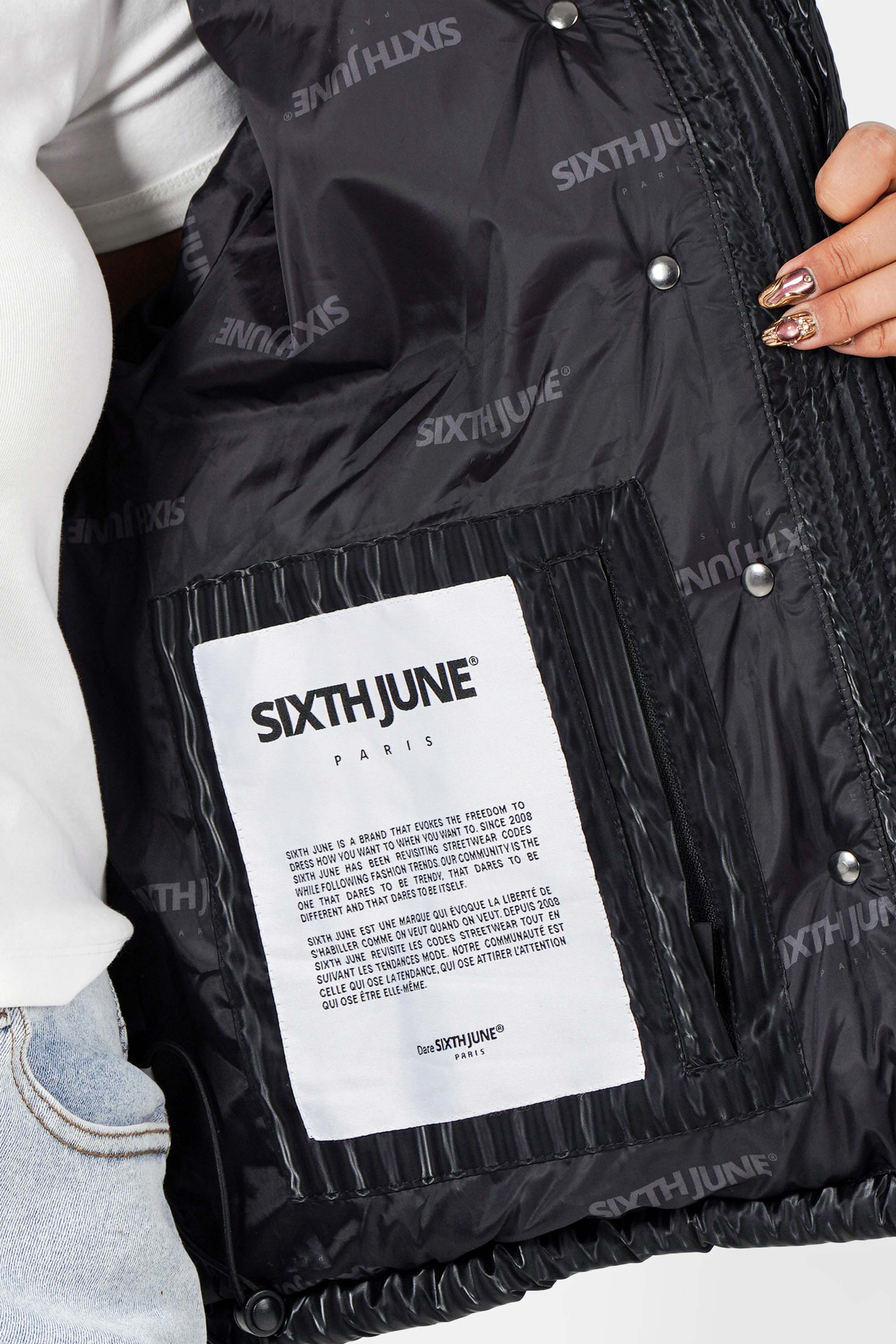 IRIDESCENT oversized puffer jacket - Image 4