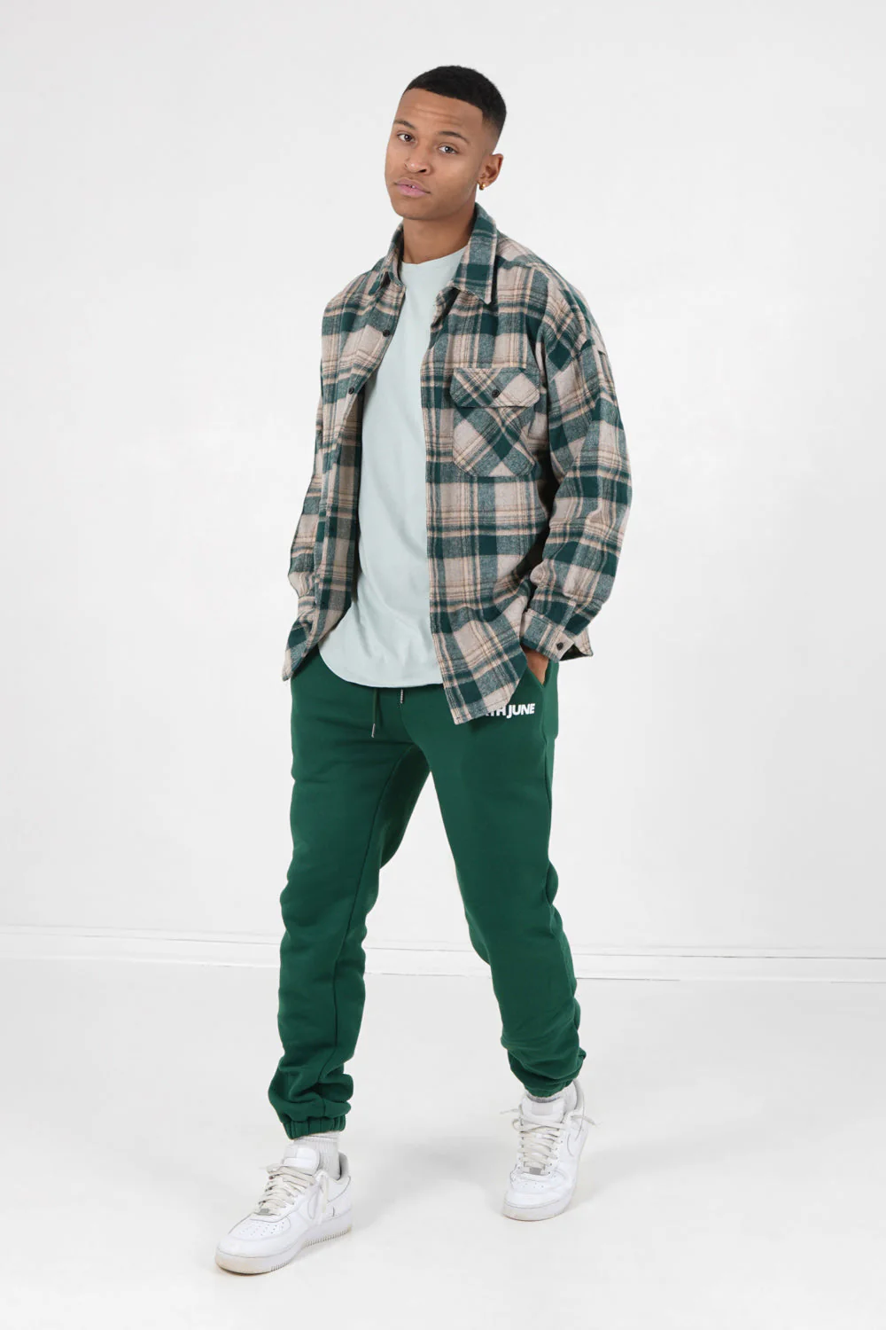 Chemise tartan polaire Vert - Image 2
