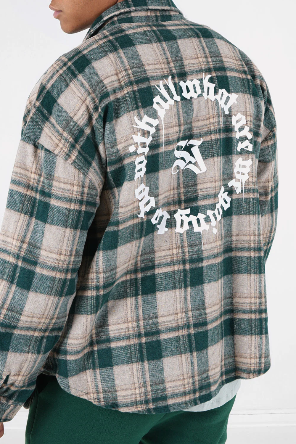 Chemise tartan polaire Vert - Image 3