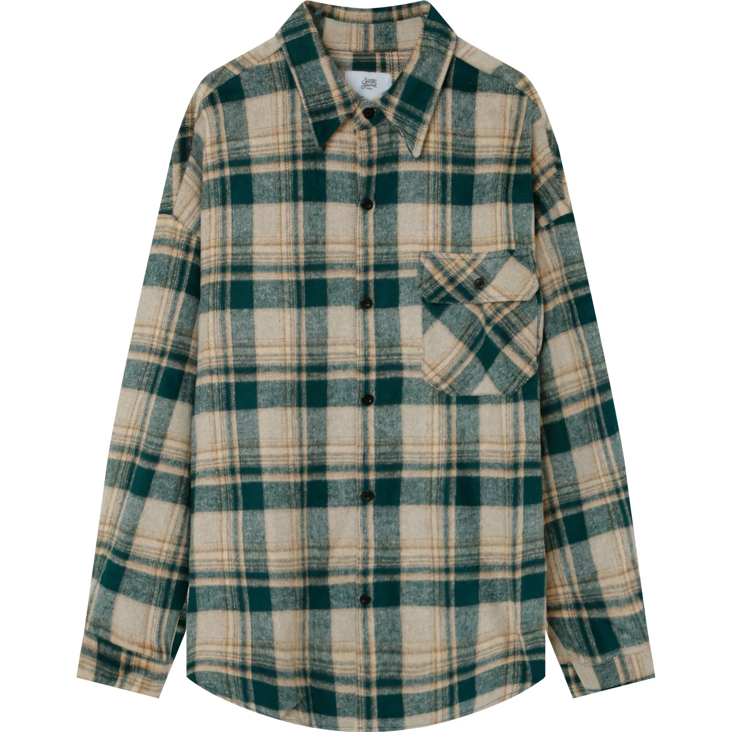 Chemise tartan polaire Vert - Image 8