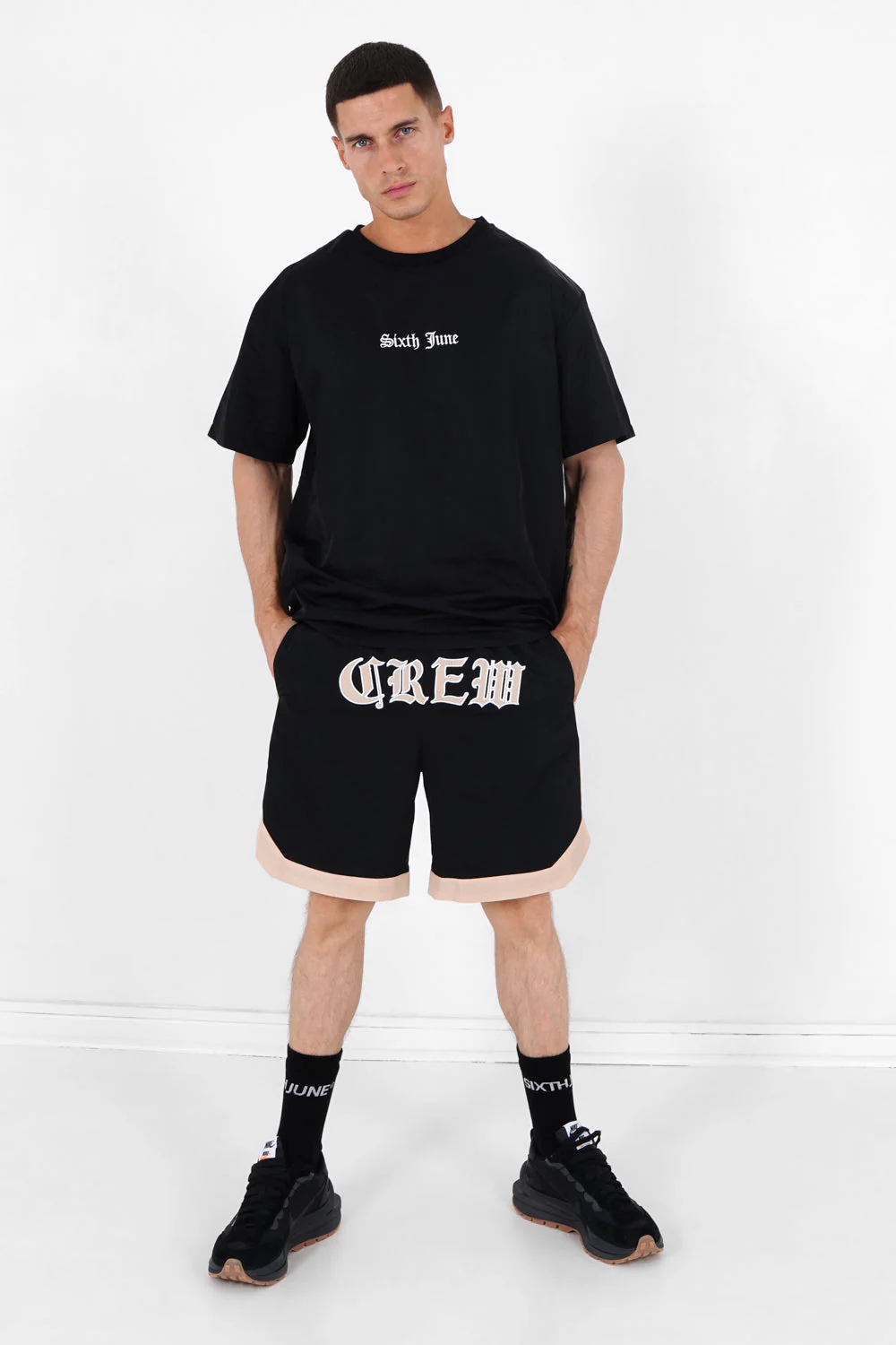 Short oversize gothique Noir - Image 2